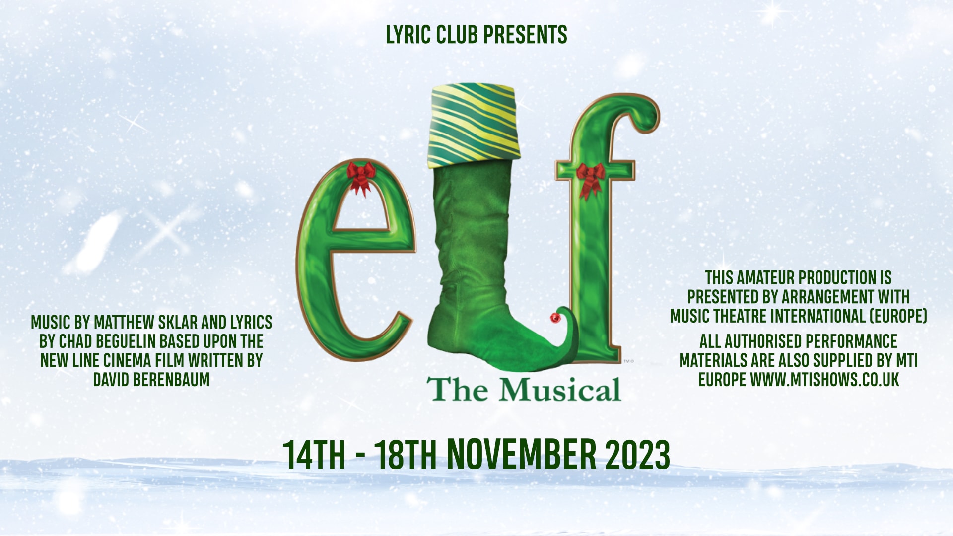 Elf presented by The Lyric Club