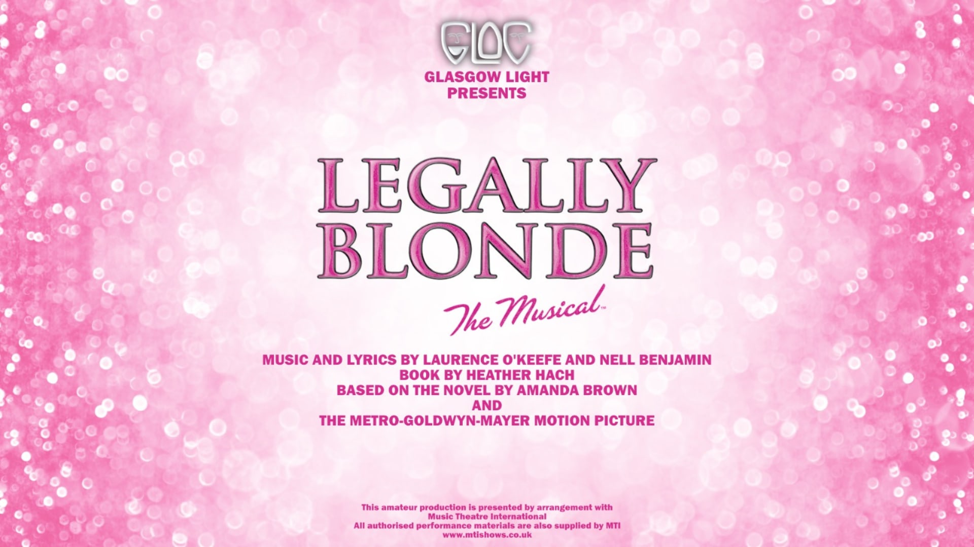 Legally Blonde presented by GLOC