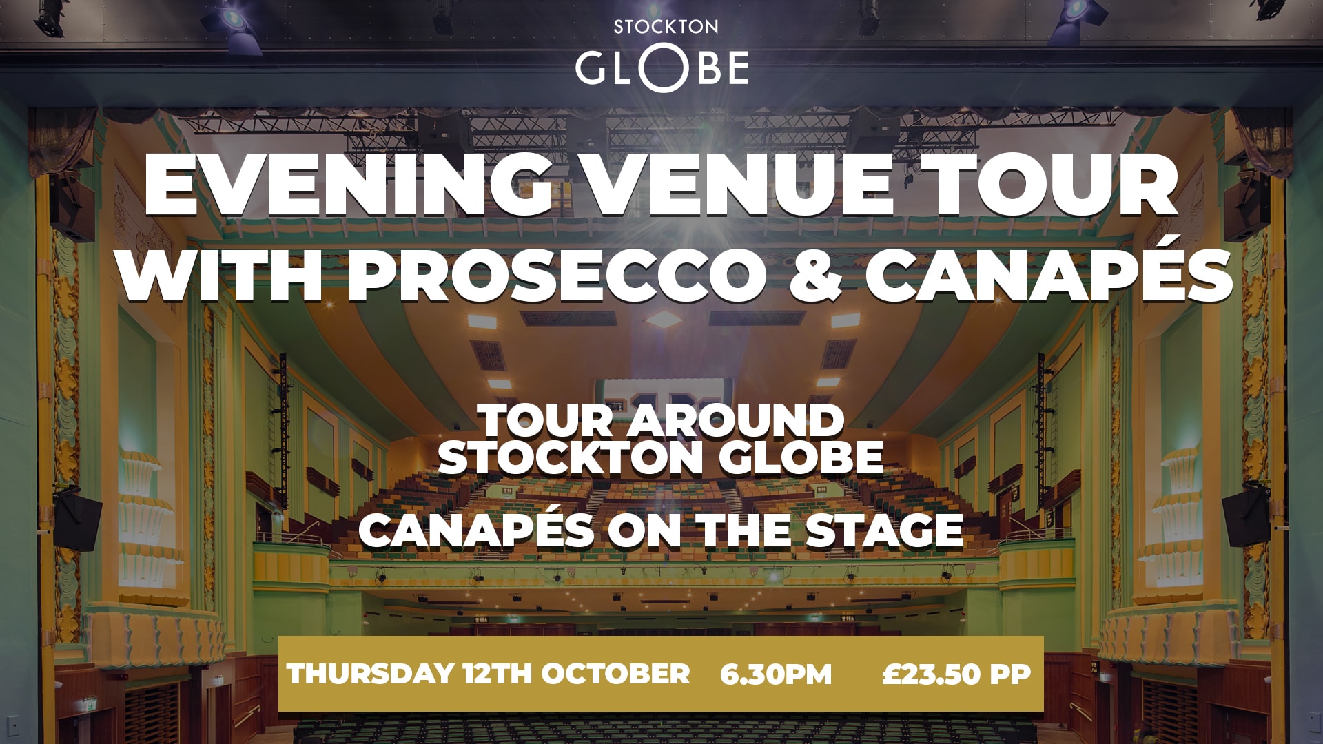 Evening Venue Tour with Prosecco and Canapés