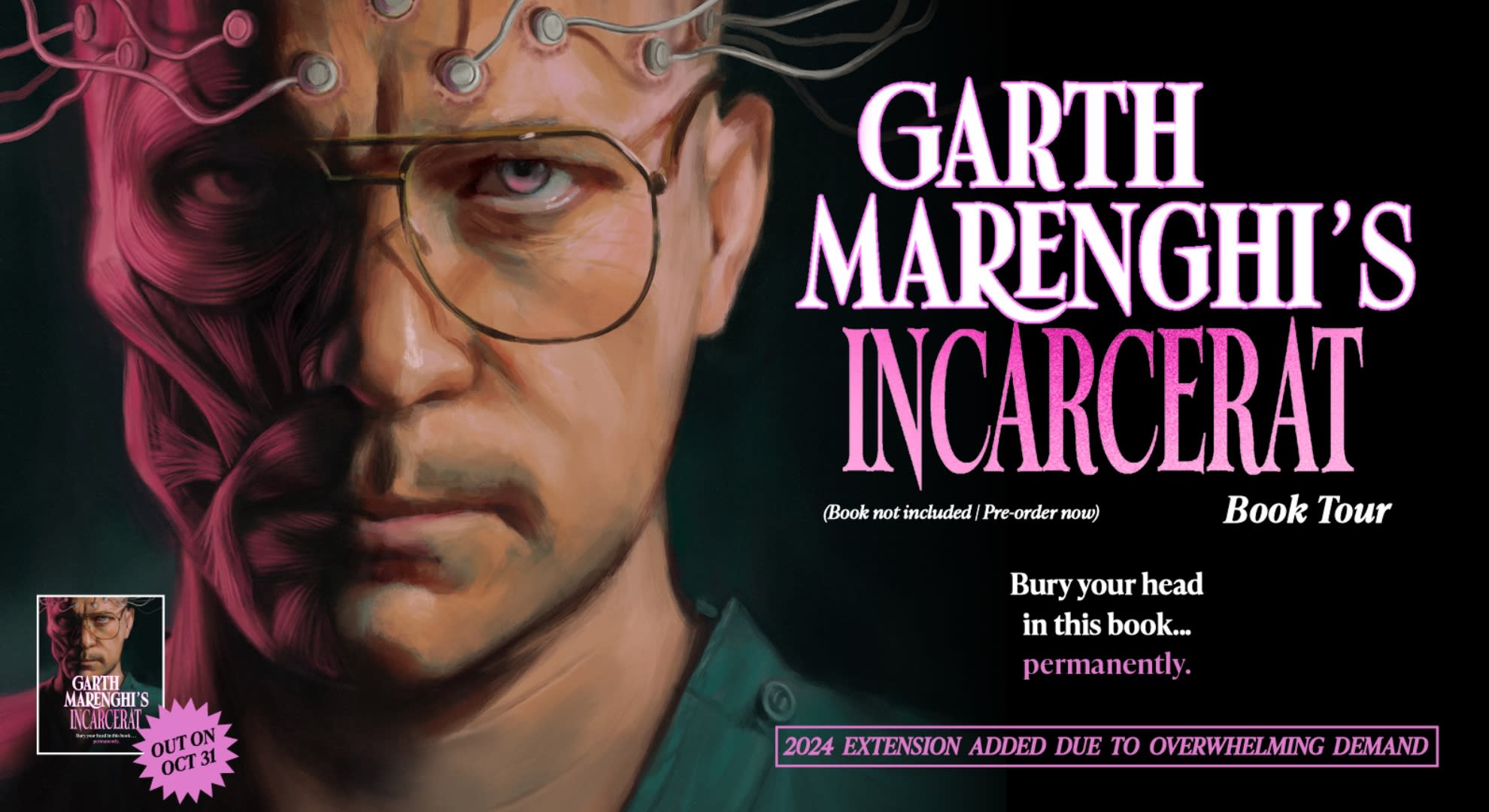 Garth Marenghi's INCARCERAT Book Tour