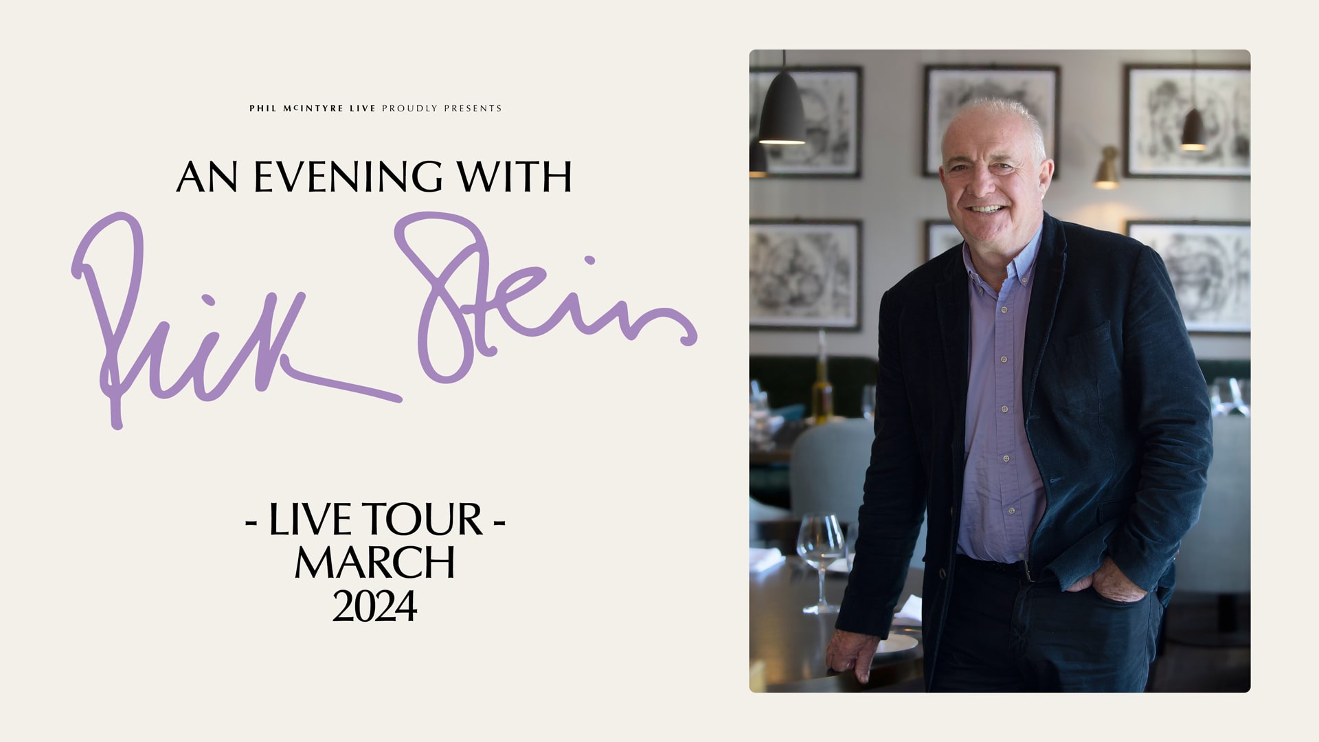 An Evening with Rick Stein at Richmond Theatre