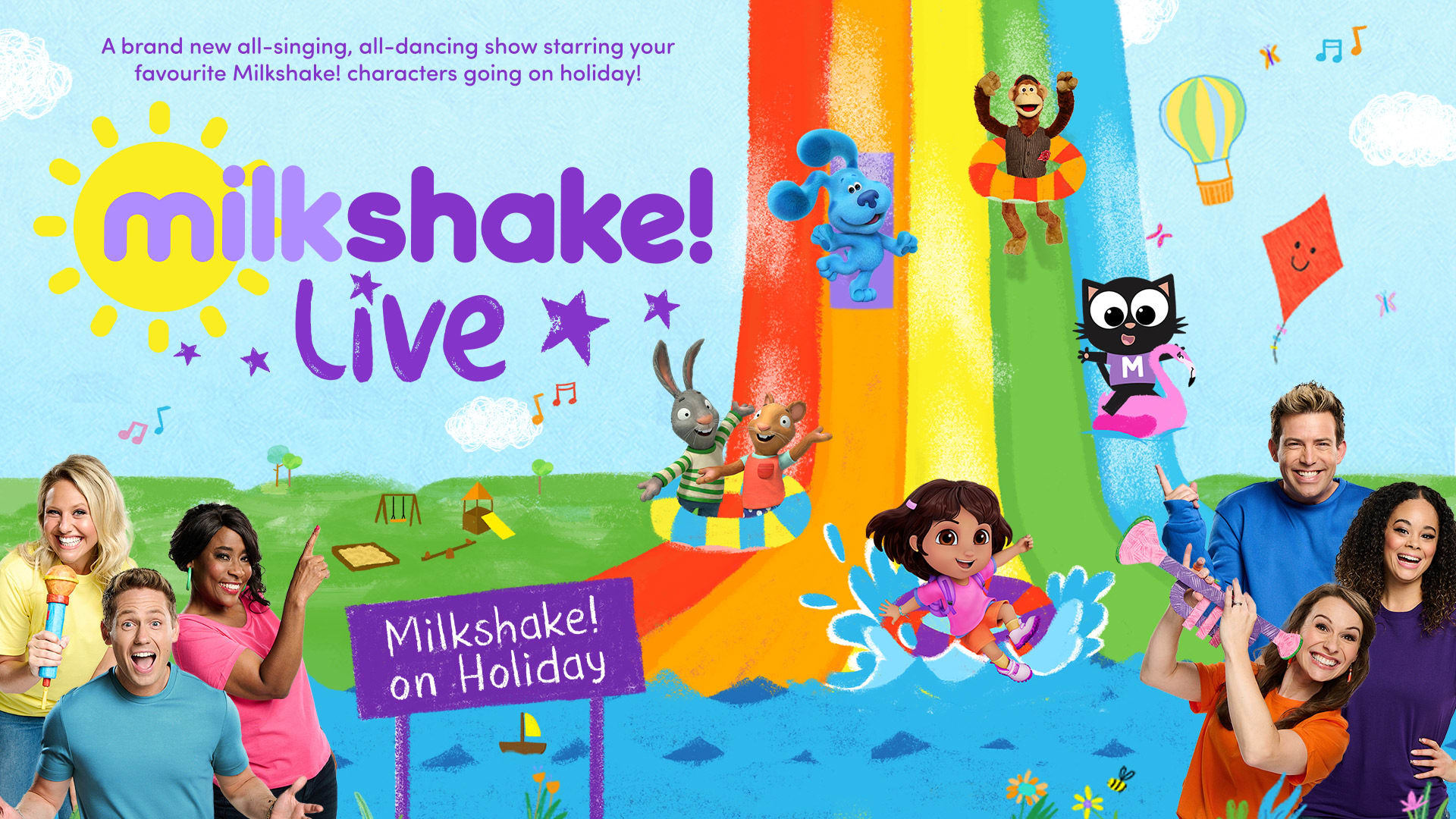 Milkshake Live on Holiday!