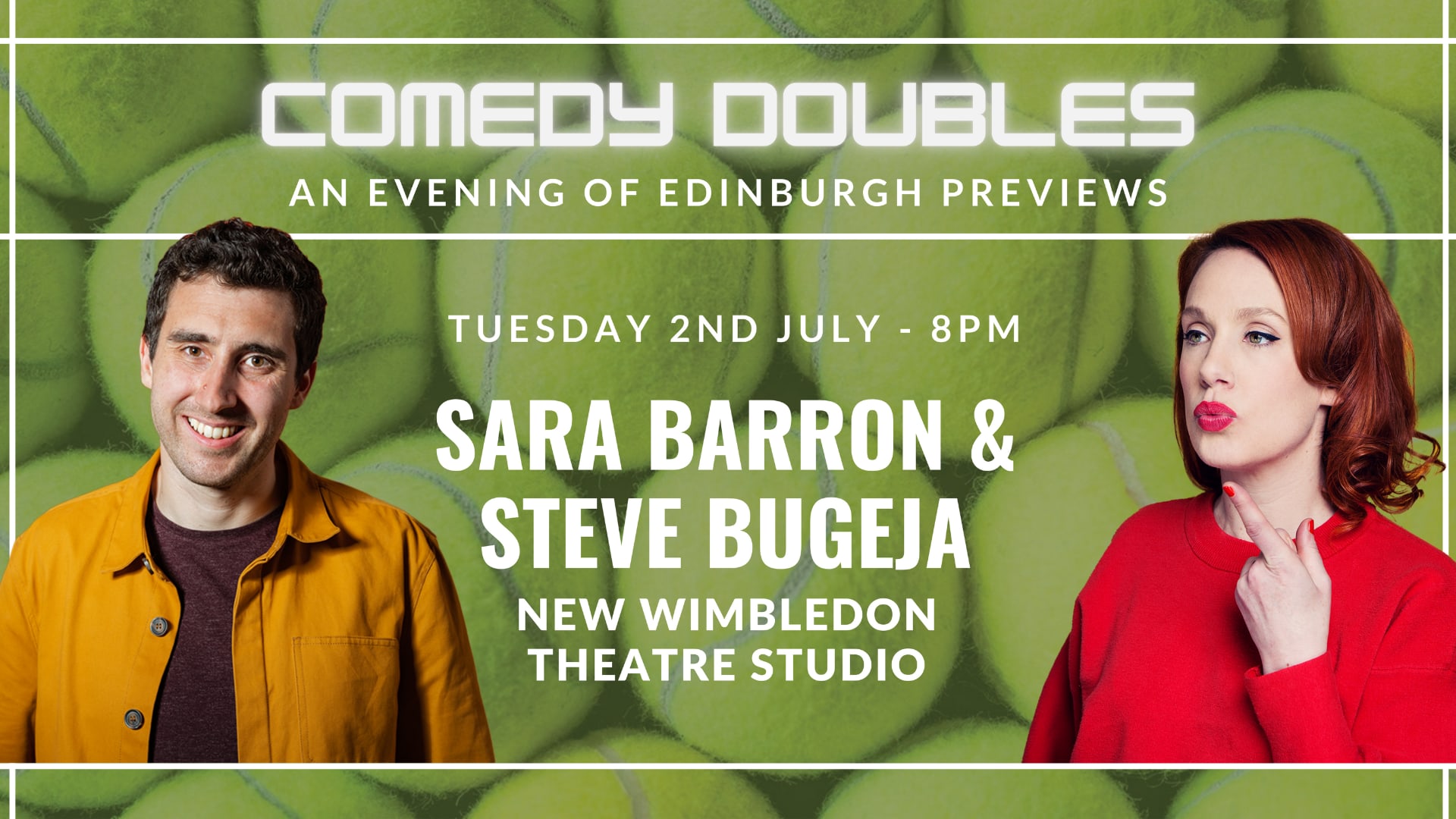 Comedy Doubles: Sara Barron and Steve Bugeja