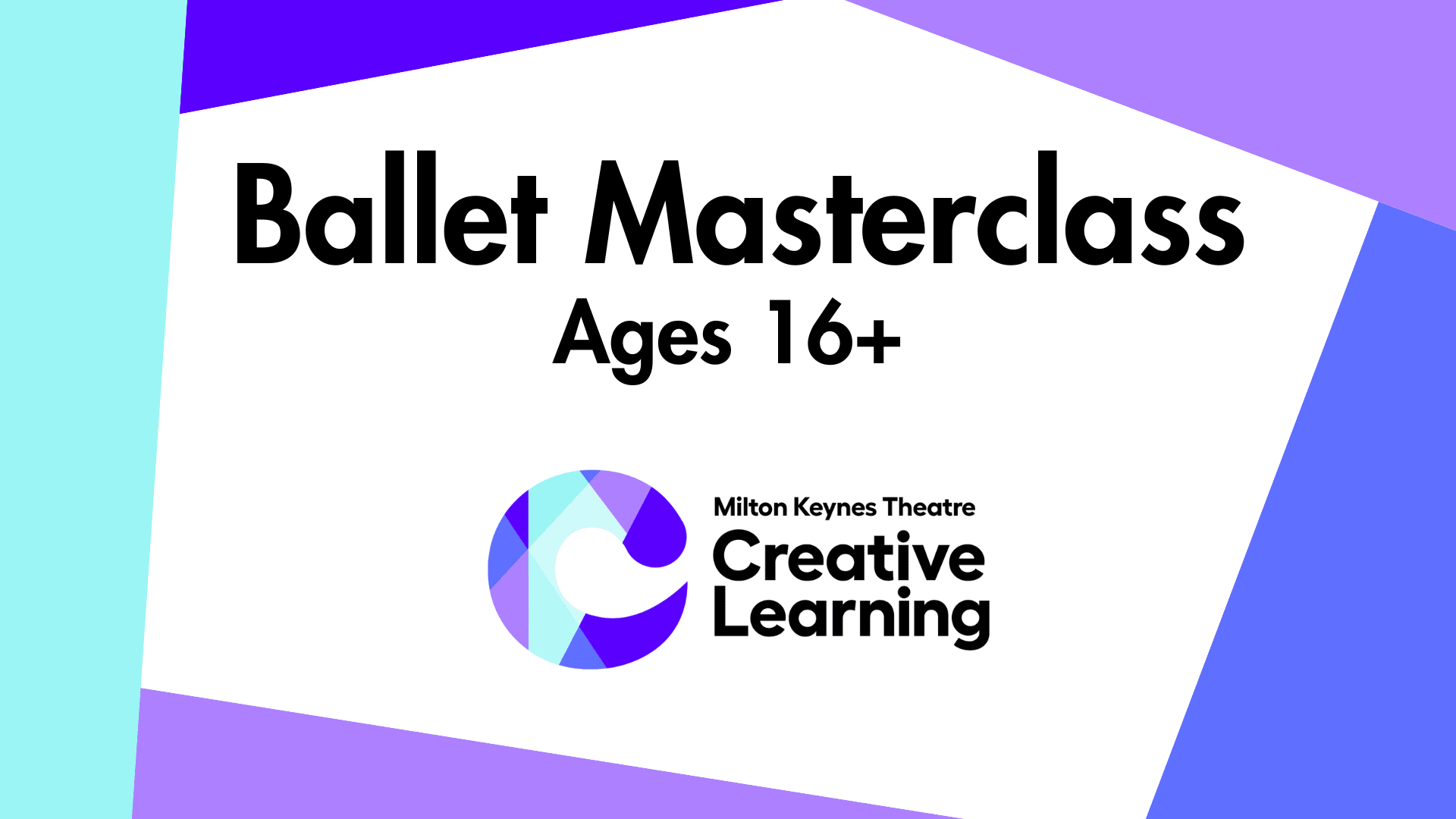 Ballet Masterclass: Ages 16+