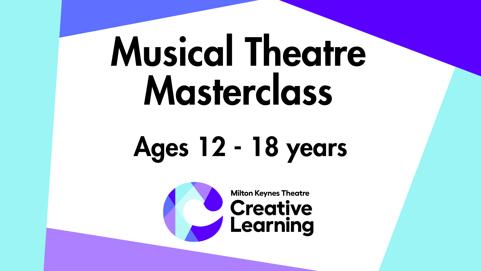 Musical Theatre Masterclass: Inspired by Dear Evan Hansen