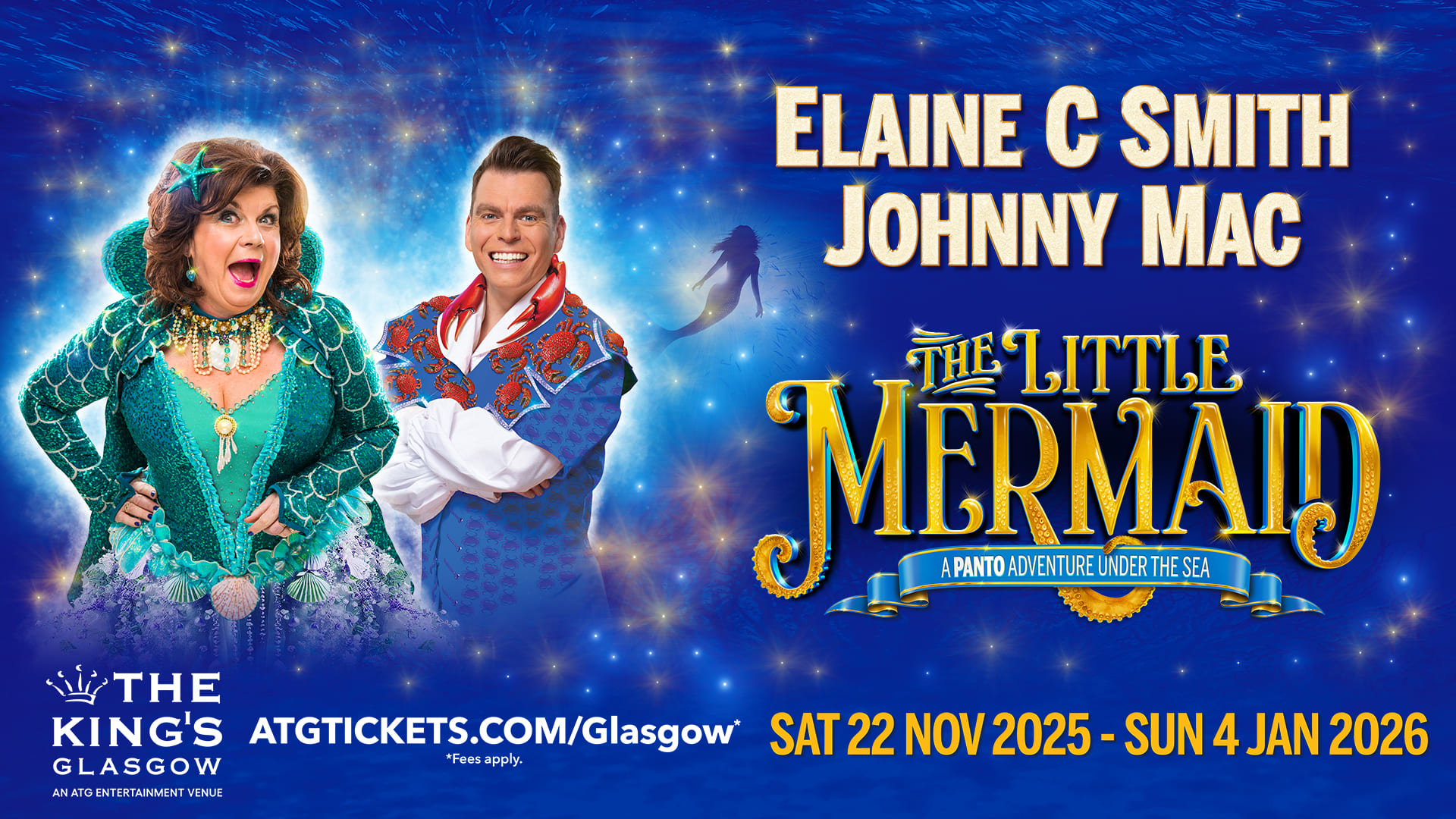 The Little Mermaid (Pantomime) at King's Theatre, Glasgow