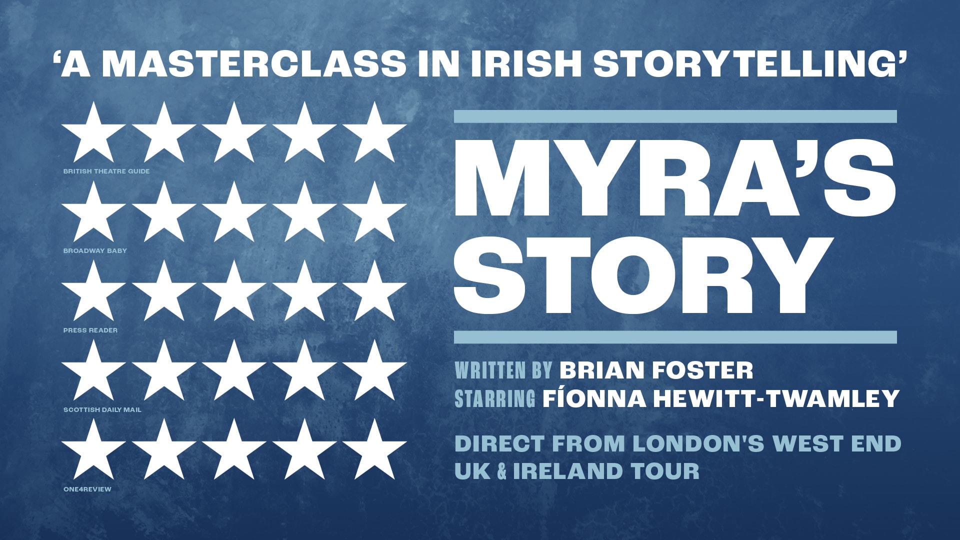 Myra's Story at Grand Opera House York