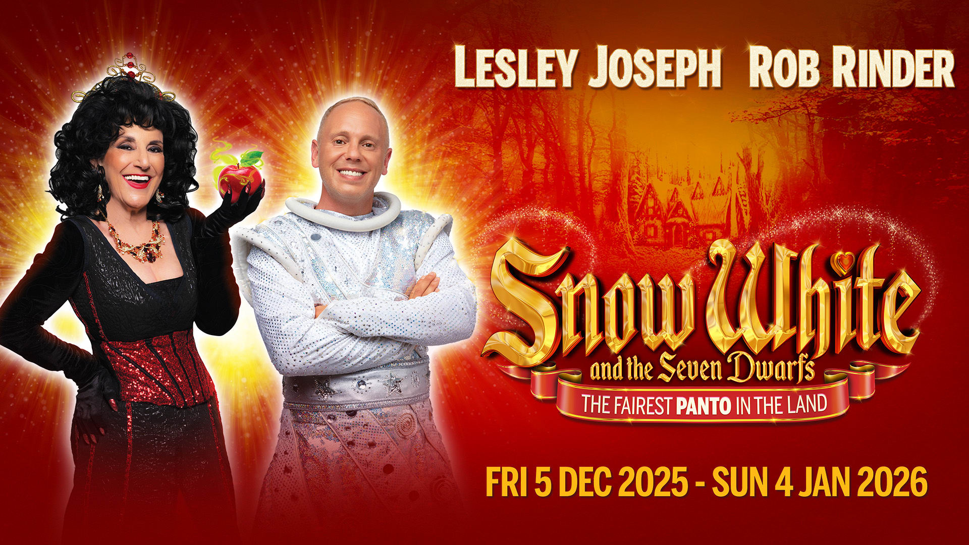Snow White and the Seven Dwarfs (Pantomime) at New Victoria Theatre, Woking