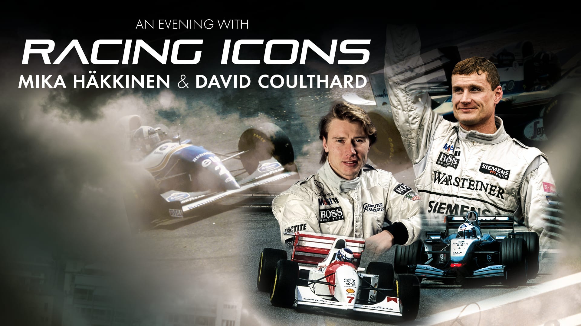 An Evening with Racing Icons Mika Häkkinen & David Coulthard