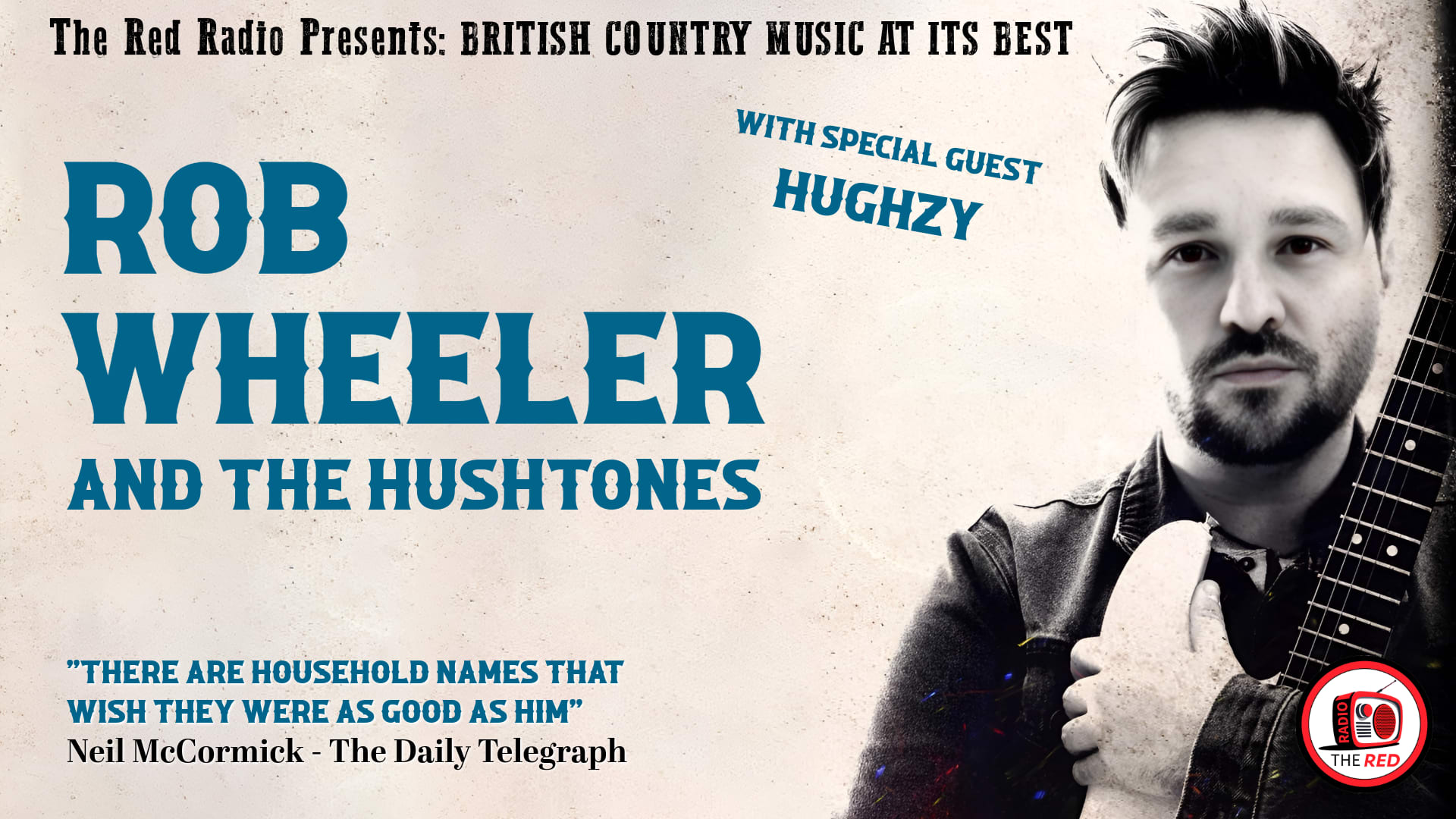 Rob Wheeler & The Hushtones UK Tour 2025