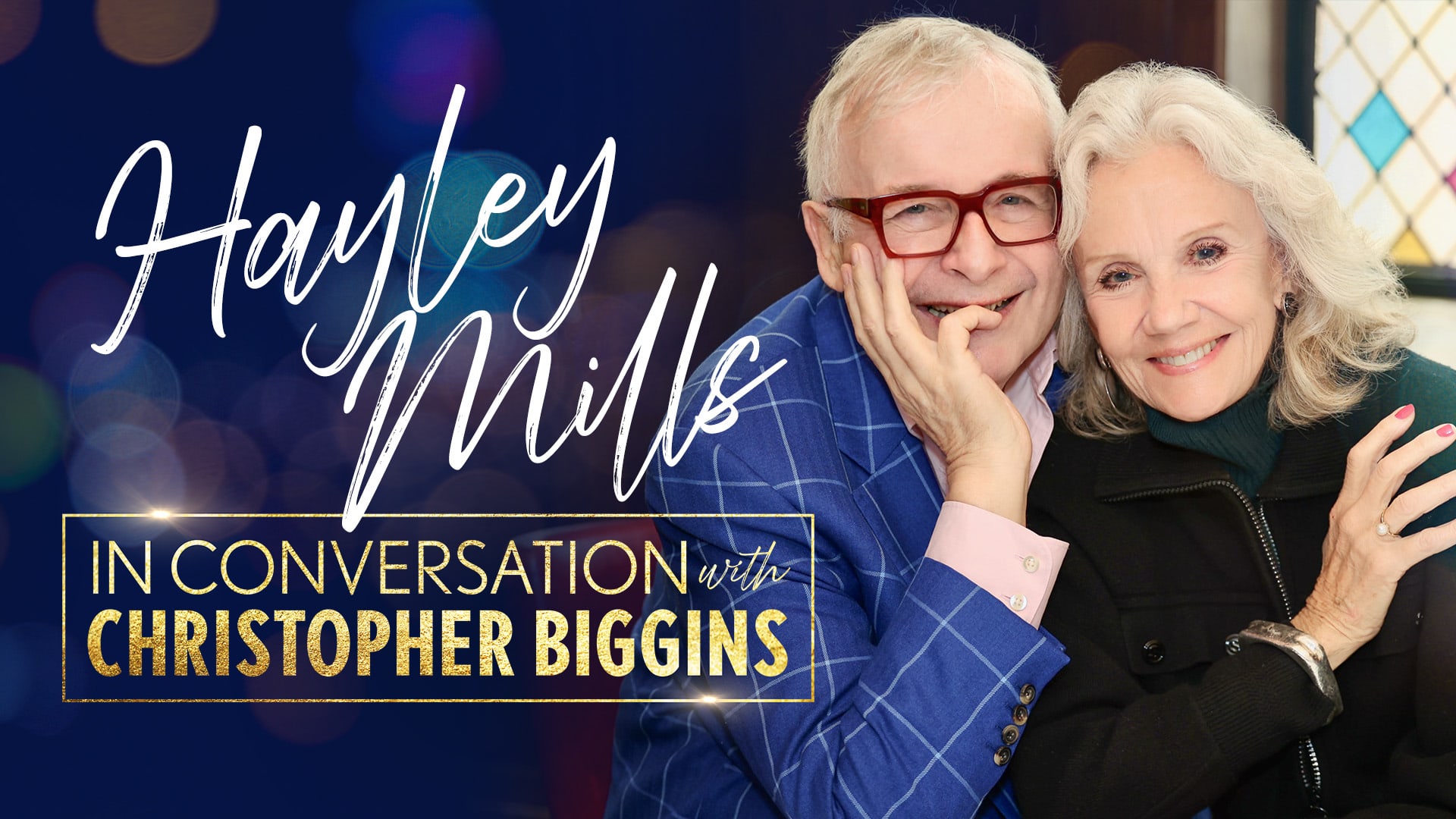 Hayley Mills in conversation with Christopher Biggins
