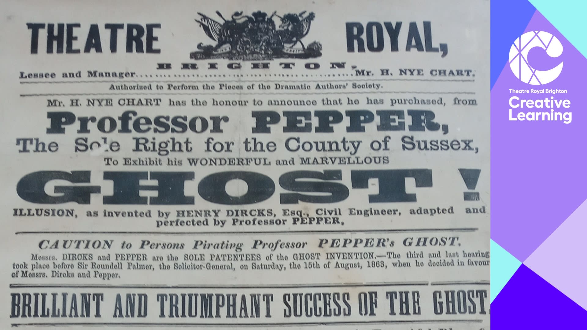 Pepper's Ghost Family Workshops