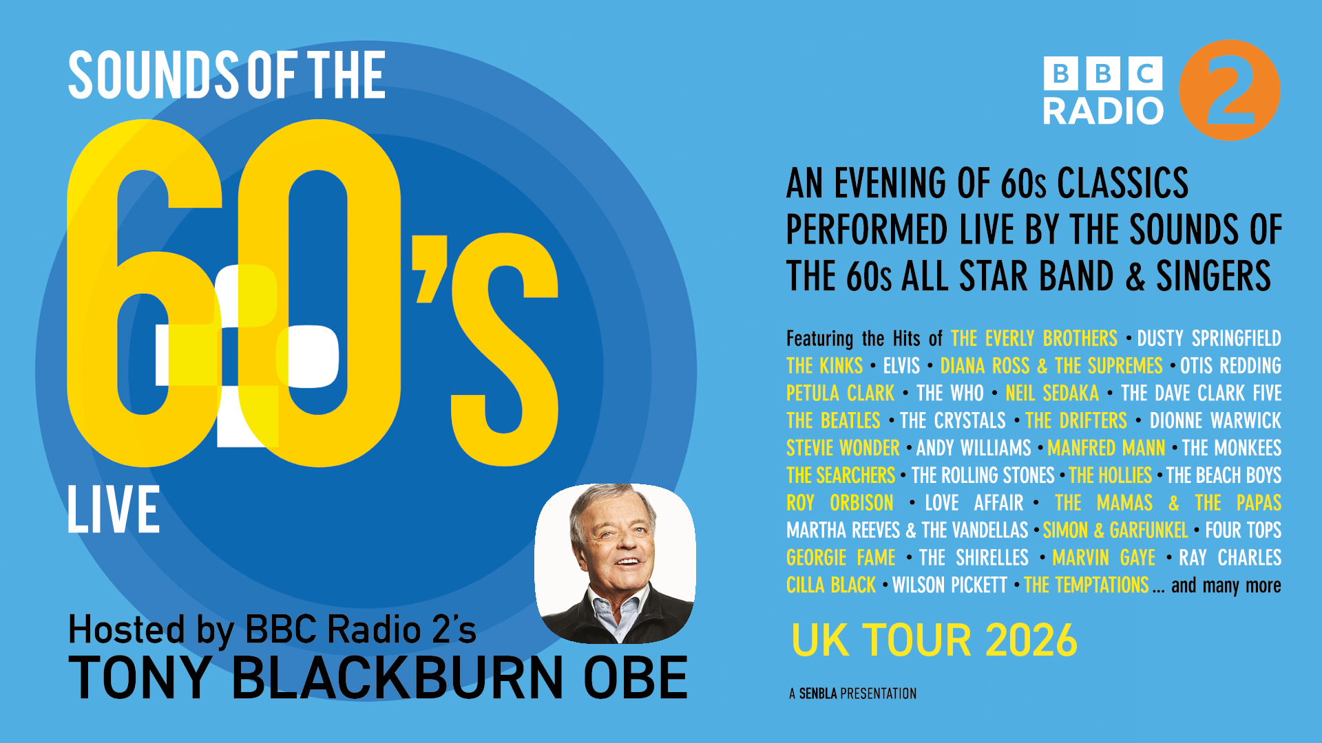 Sounds Of The 60s Live - Hosted By Tony Blackburn OBE