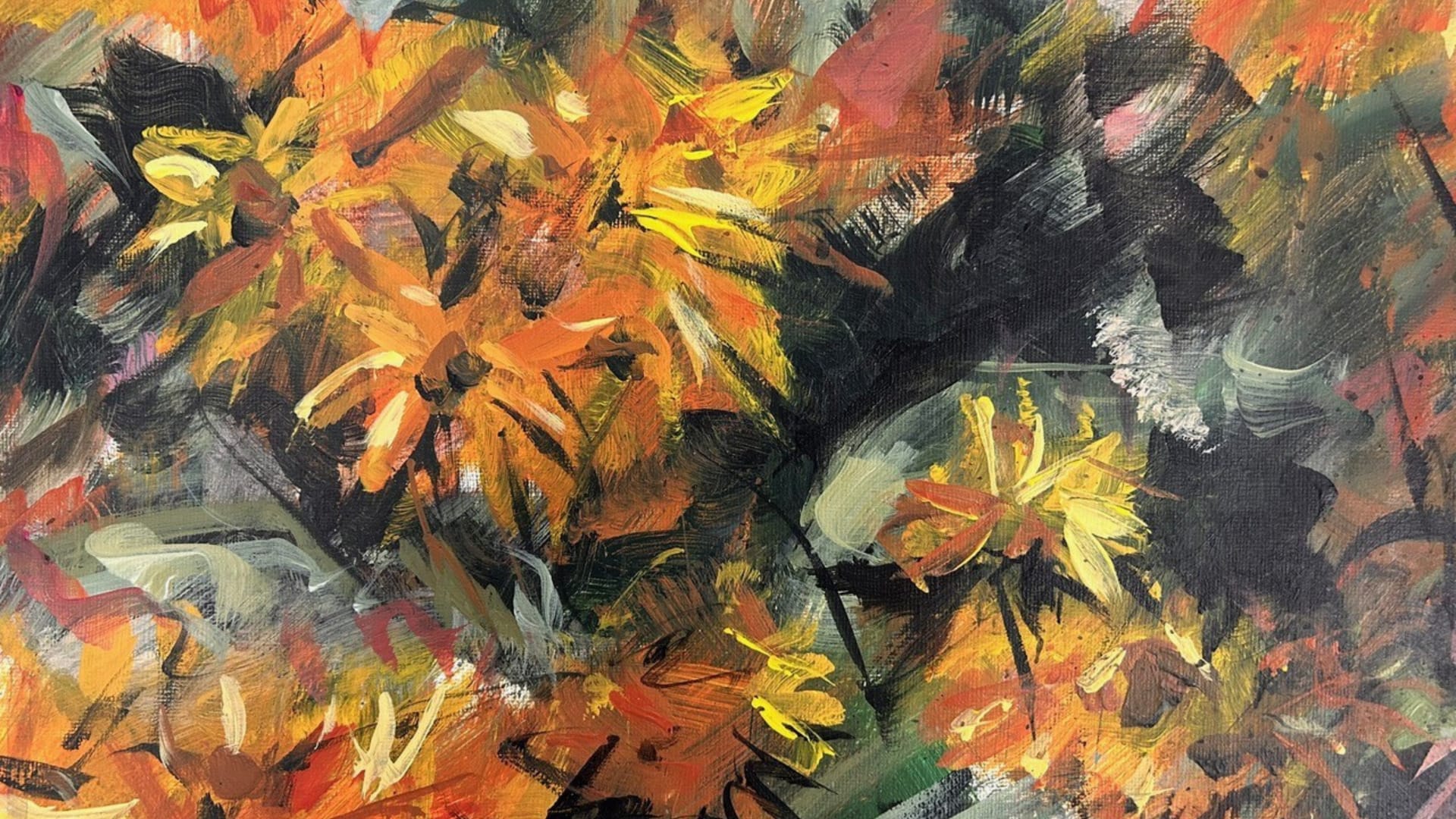 Learn to Paint Vibrant Flowers in Acrylics