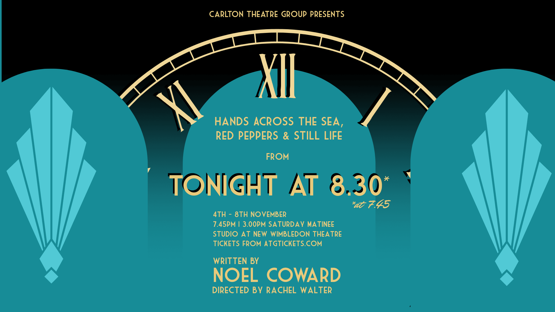 CTG: Tonight at 8.30: Hands Across the Sea, Red Peppers&Still Life