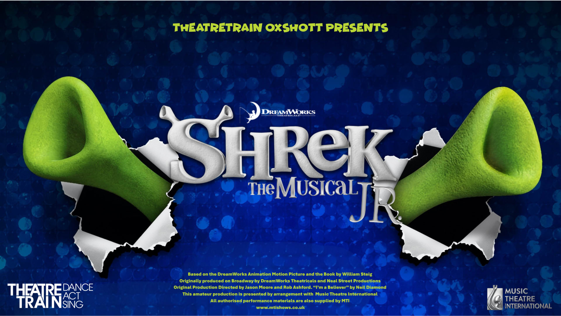 Theatretrain Oxshott presents Shrek: The Musical Jr.