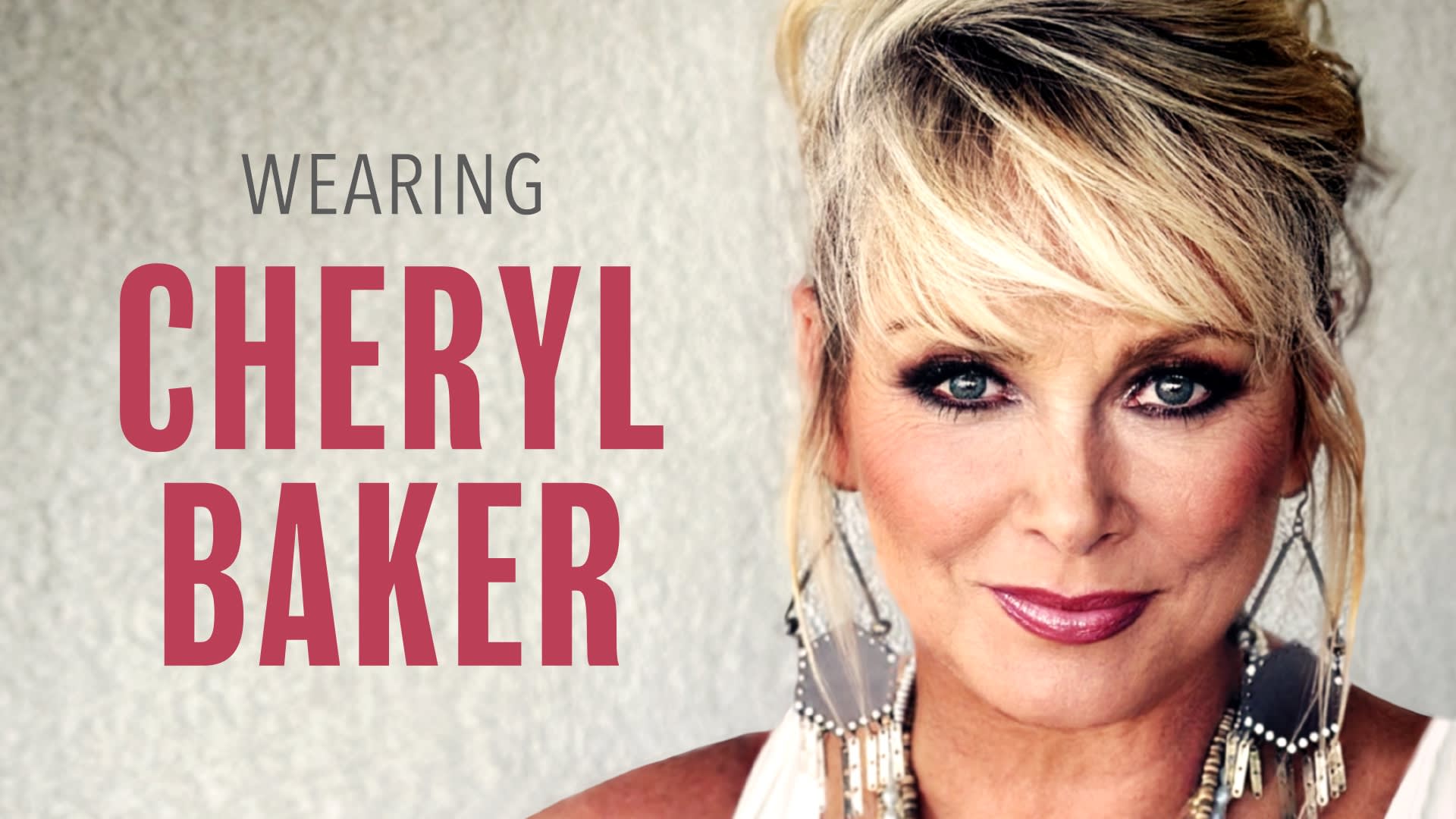 Wearing Cheryl Baker