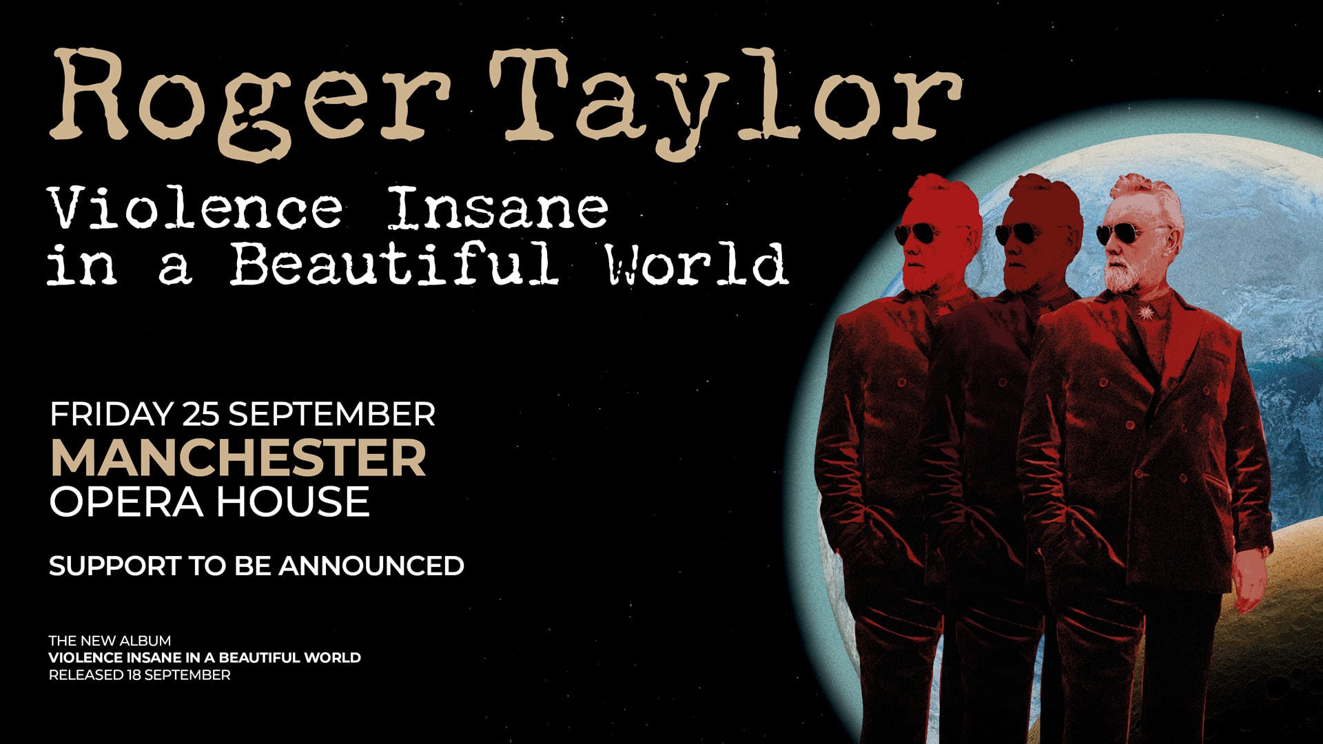 Roger Taylor: Violence Insane in a Beautiful World