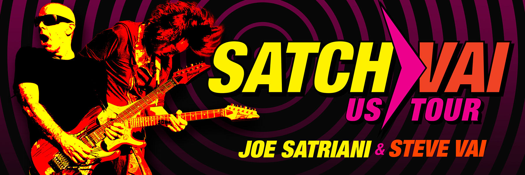 Satch Vai US Tour: Joe Satriani & Steve Vai 