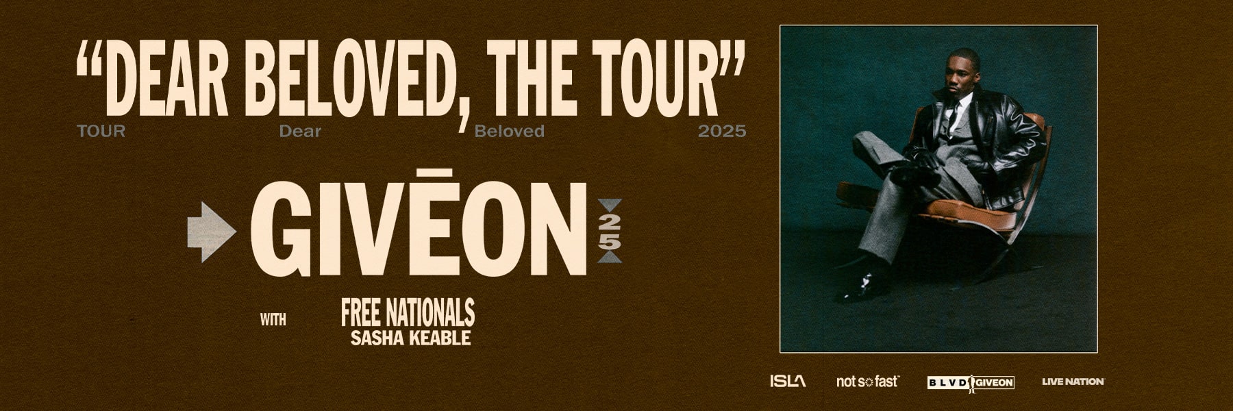 GIVĒON WITH SPECIAL GUEST FREE NATIONALS AND SASHA KEABLE