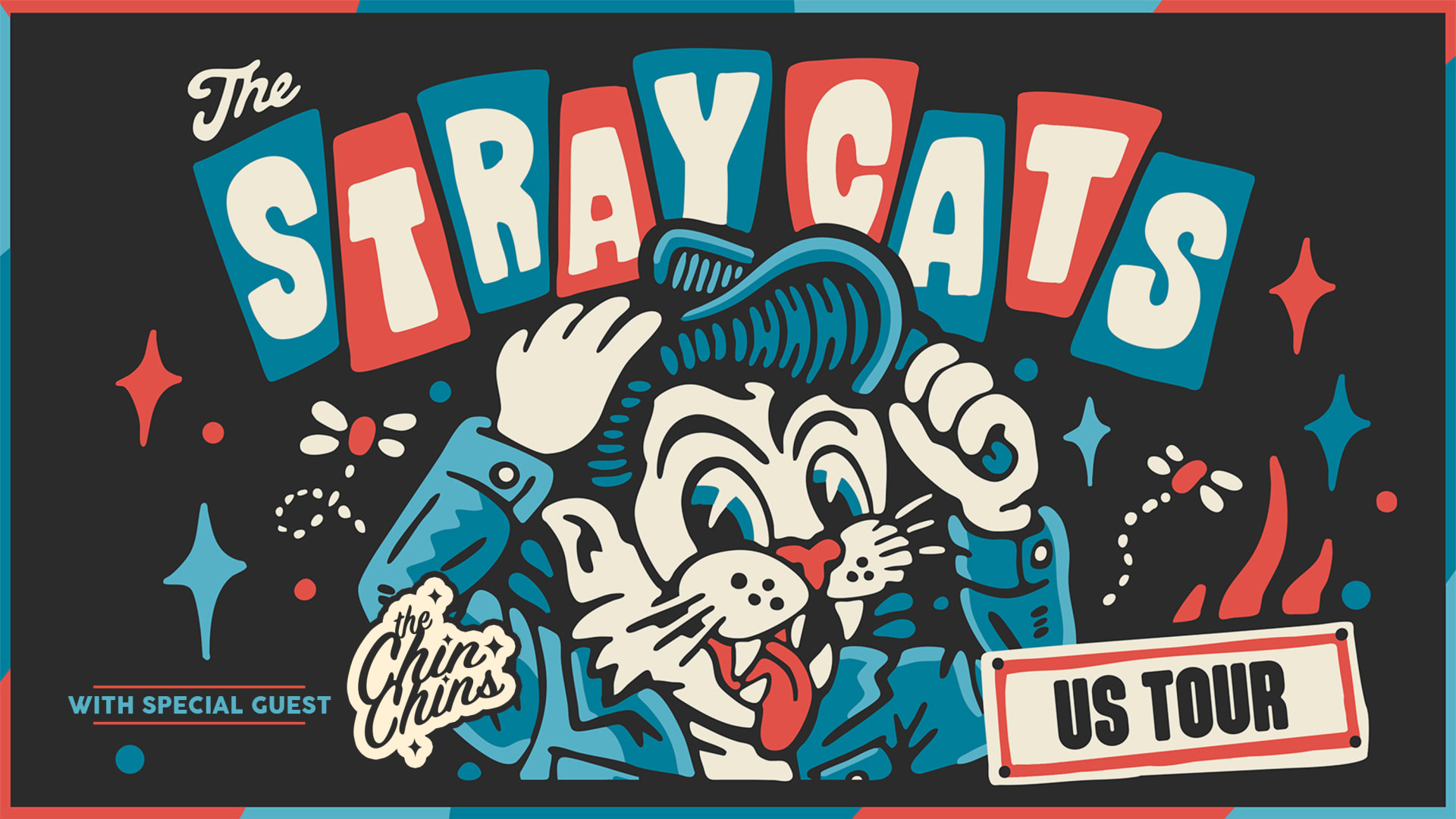 The Stray Cats With Special Guest The Chins Chins