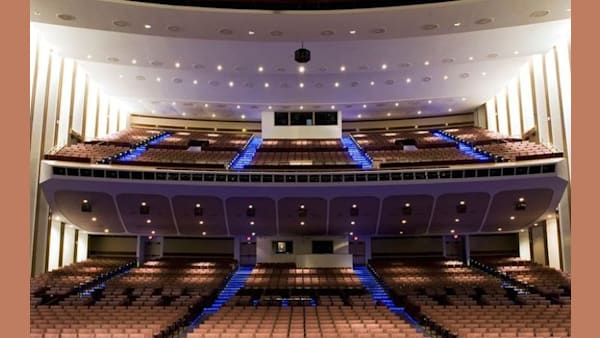 Interior - facing the audience from the Mahalia Jackson Theater stage