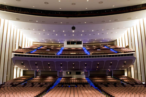 Interior - facing the audience from the Mahalia Jackson Theatre stage