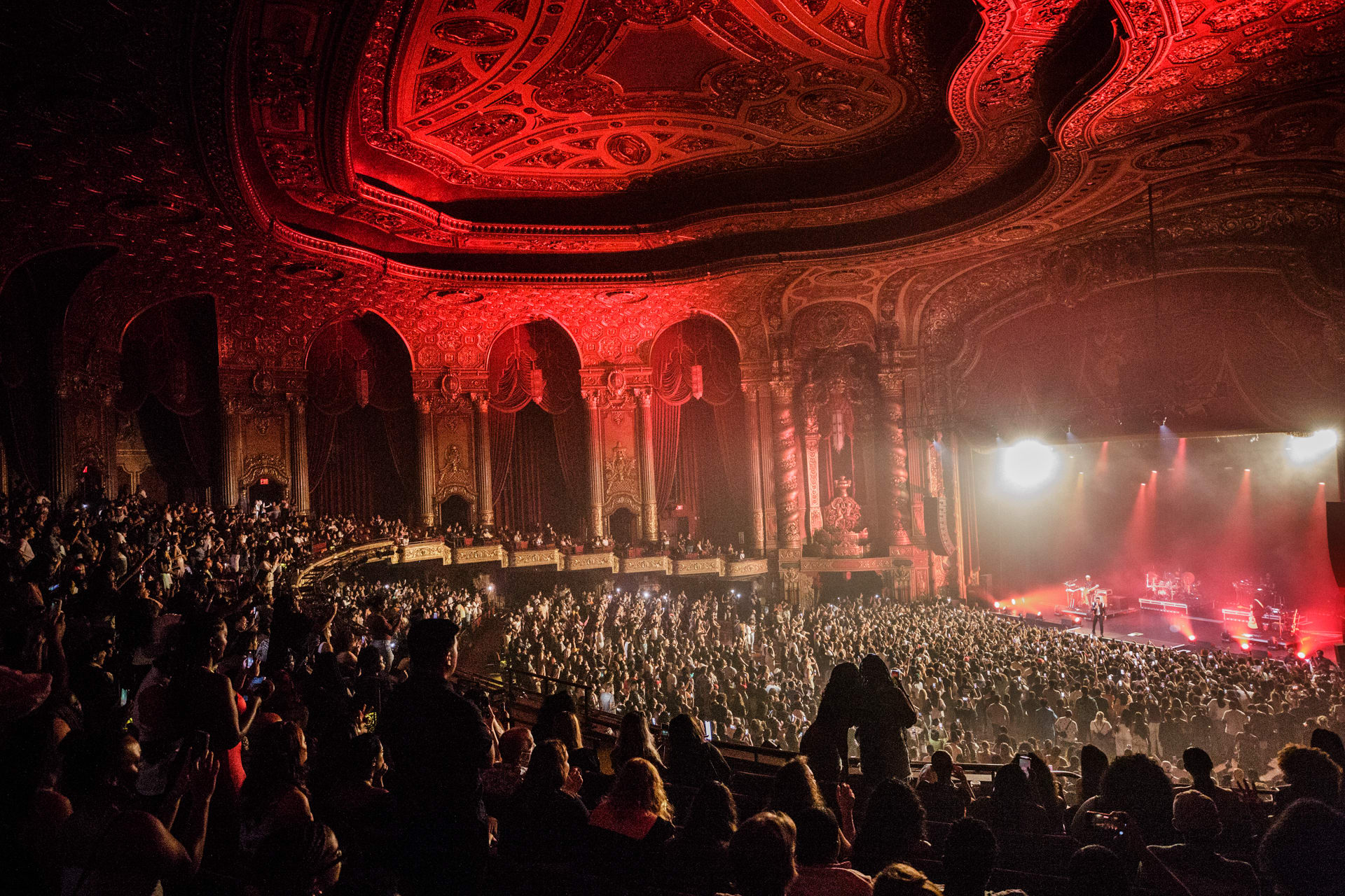 Kings theater house with audience members