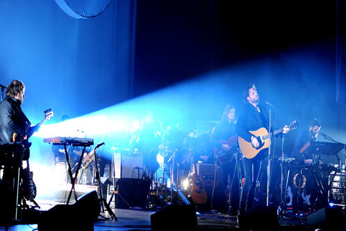 Ketcher event with 3 people playing guitar