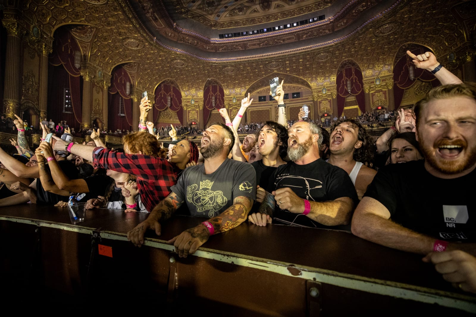 audience members in the Kings Theatre house