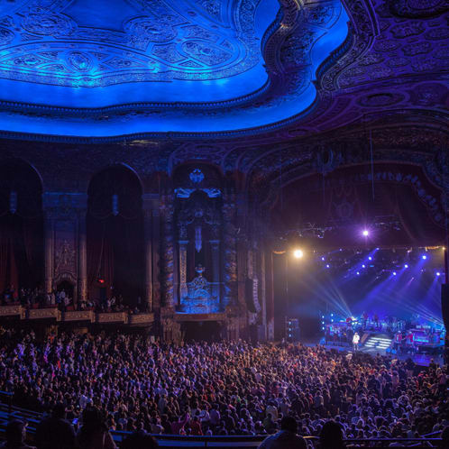 event at Kings Theatre with audience members