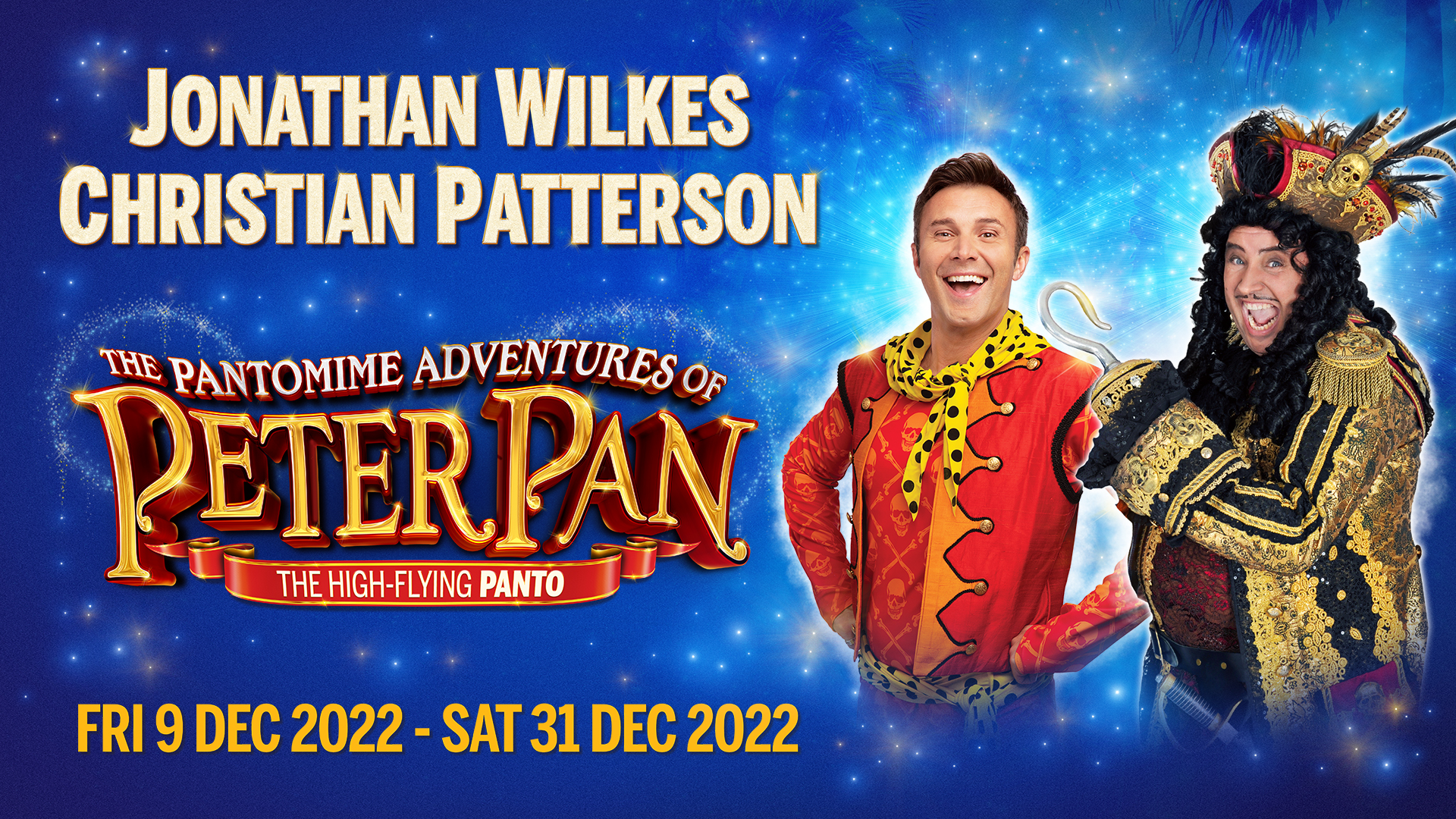 Christmas Panto 2022 The Pantomime Adventures Of Peter Pan Tickets | Regent Theatre,  Stoke-On-Trent In Stoke-On-Trent | Atg Tickets