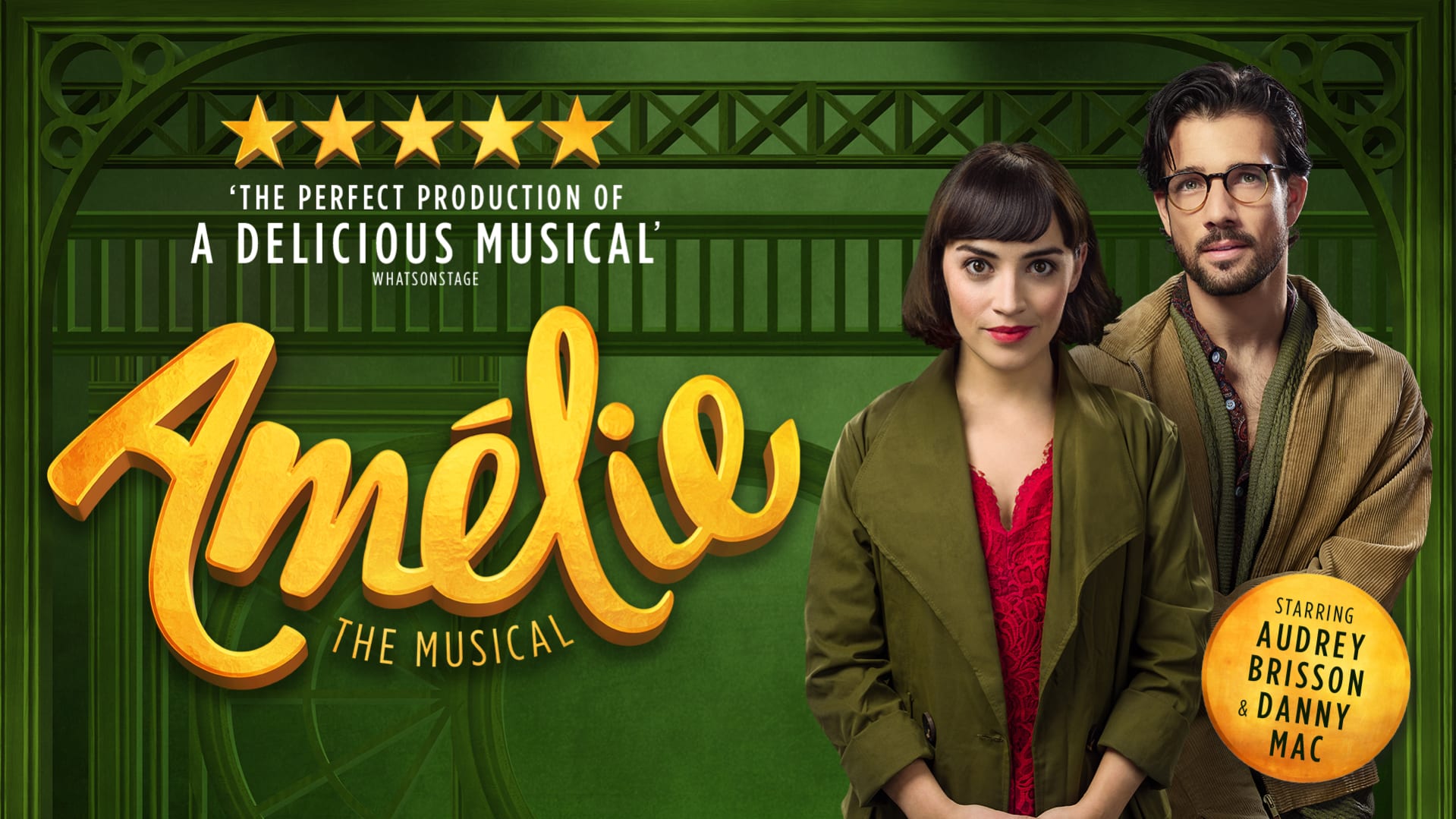 amelie the musical audrey brisson danny mac not just a tit lifestyle blogger theatre review manchester opera house