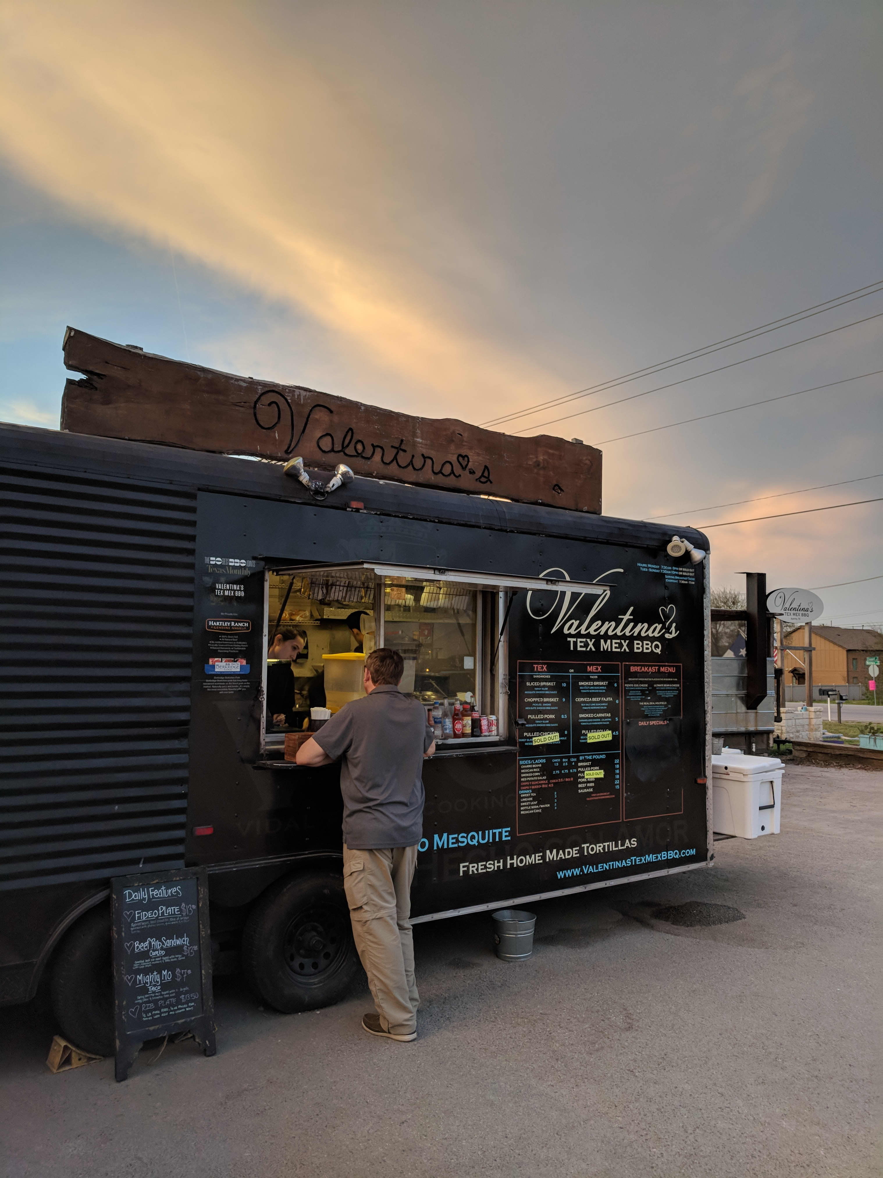 Austin Texas BBQ List Valentina’s Tex Mex BBQ