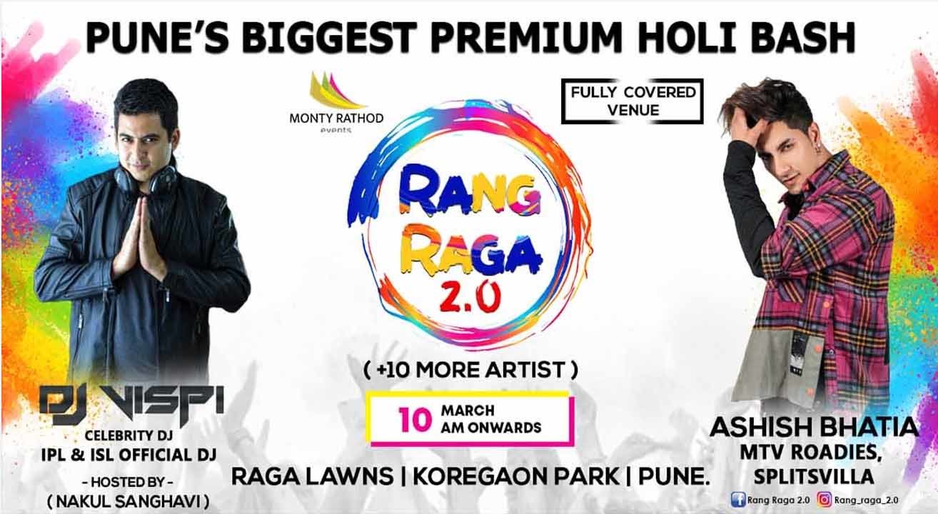 Rang Raga 2.0 – Biggest Premium Holi Bash in Pune