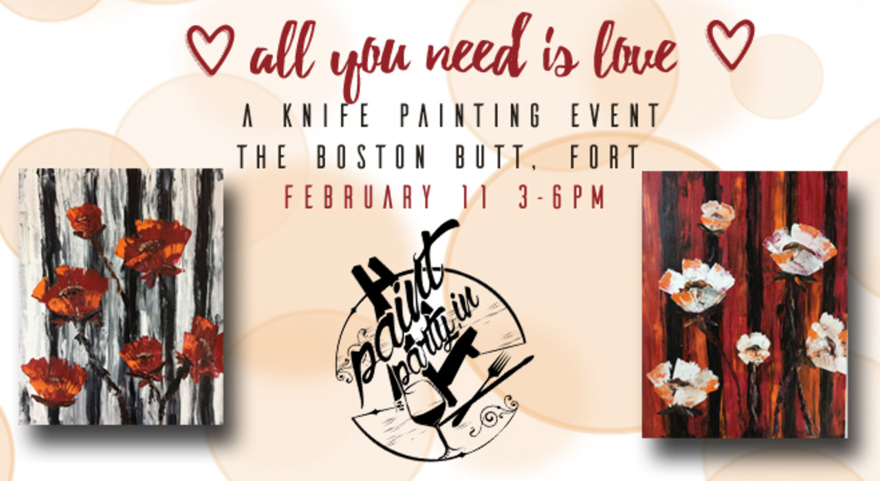 All you need is LOVE - Paint & Dine