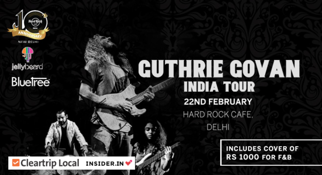 Guthrie Govan Live at Hard Rock Cafe Delhi