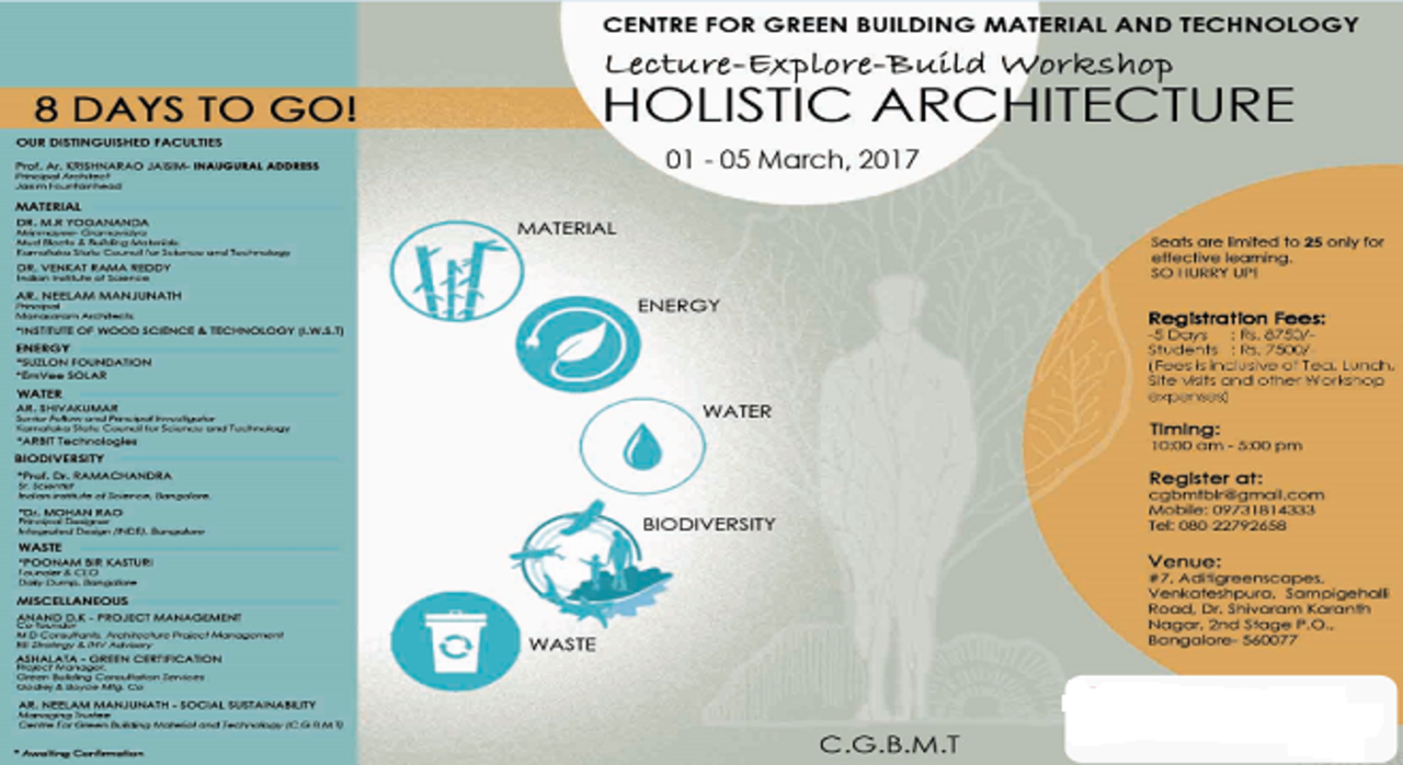 Lecture – Explore – Build Workshop 2017 – Holistic Architecture