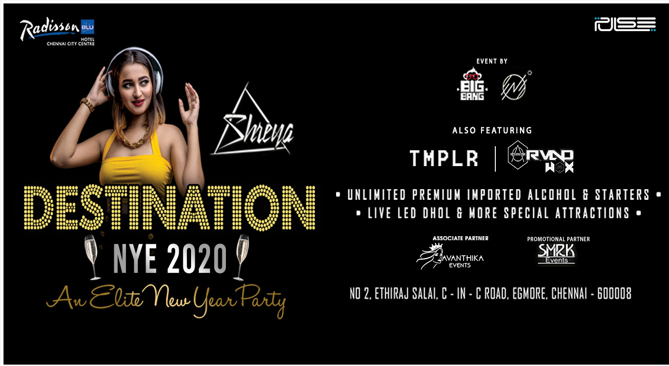 DESTINATION NYE – 2020 @ Radisson blu