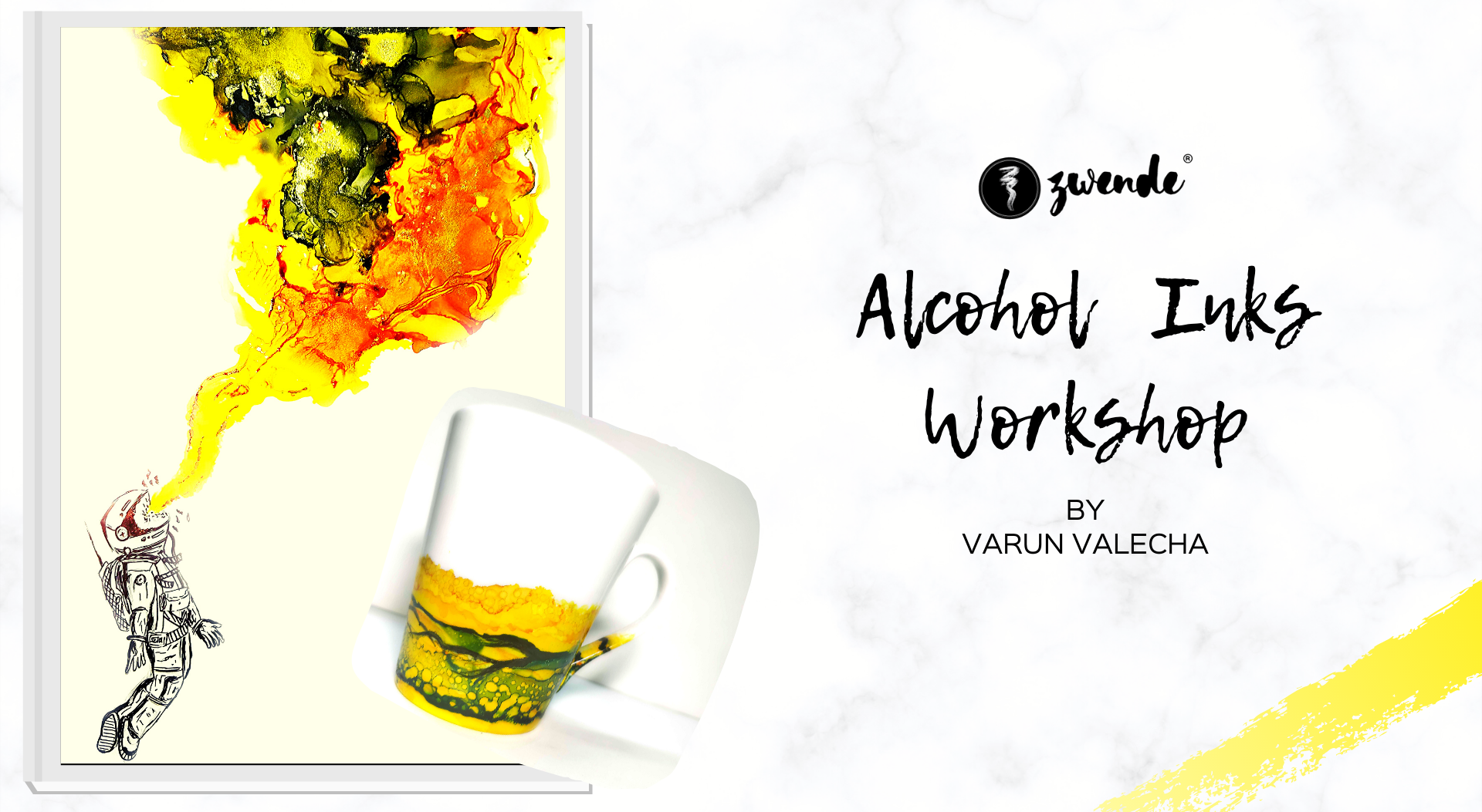 Alcohol Inks Workshop by Varun Valecha