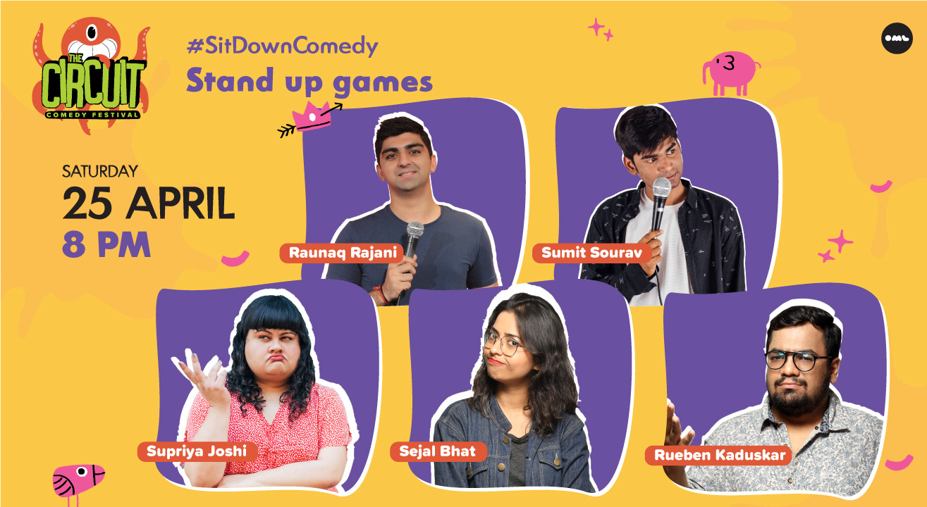 Stand up games Hosted by Rueben Kaduskar ft. Raunaq Rajani & More