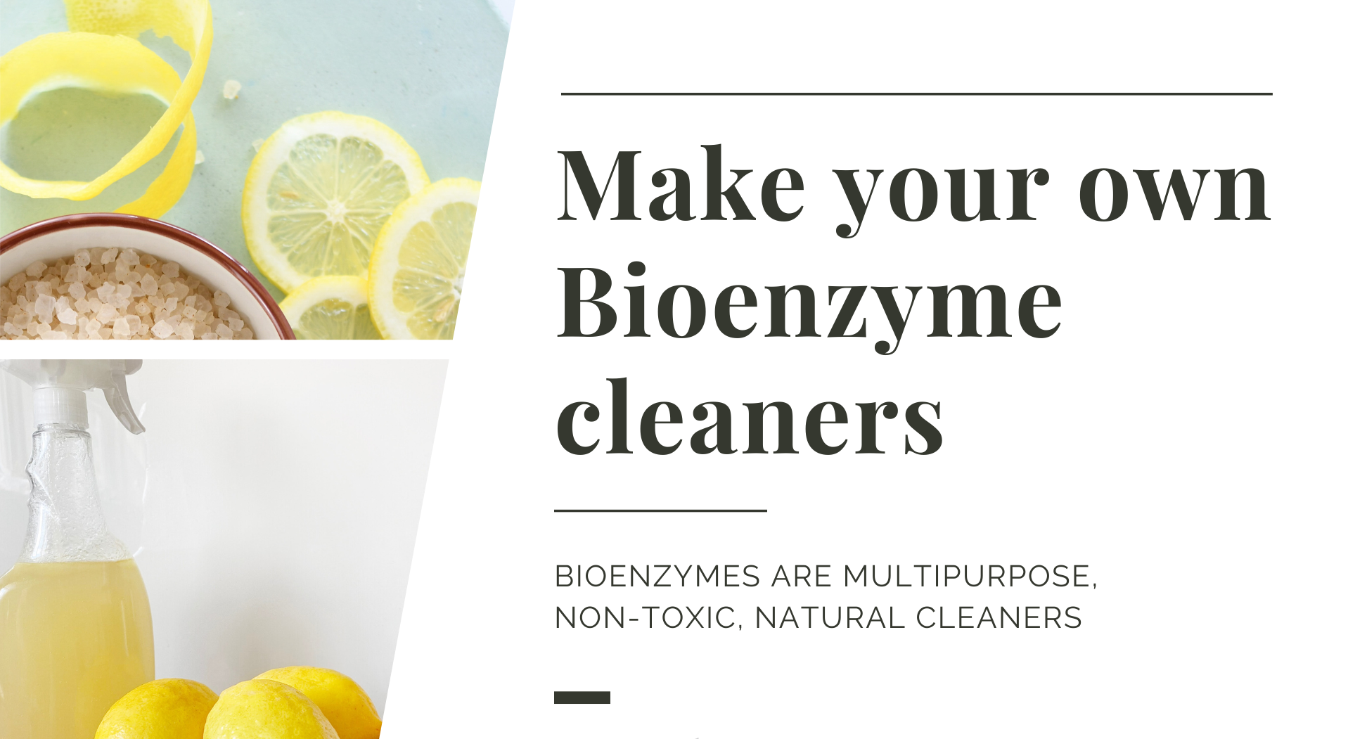 Make Your Own Bioenzyme Cleaners