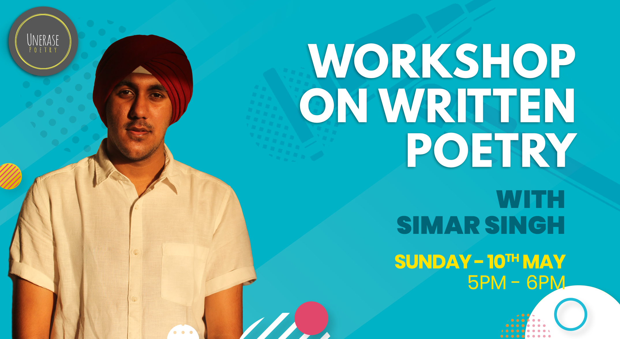 UnErase’s Workshop on Written Poetry by Simar