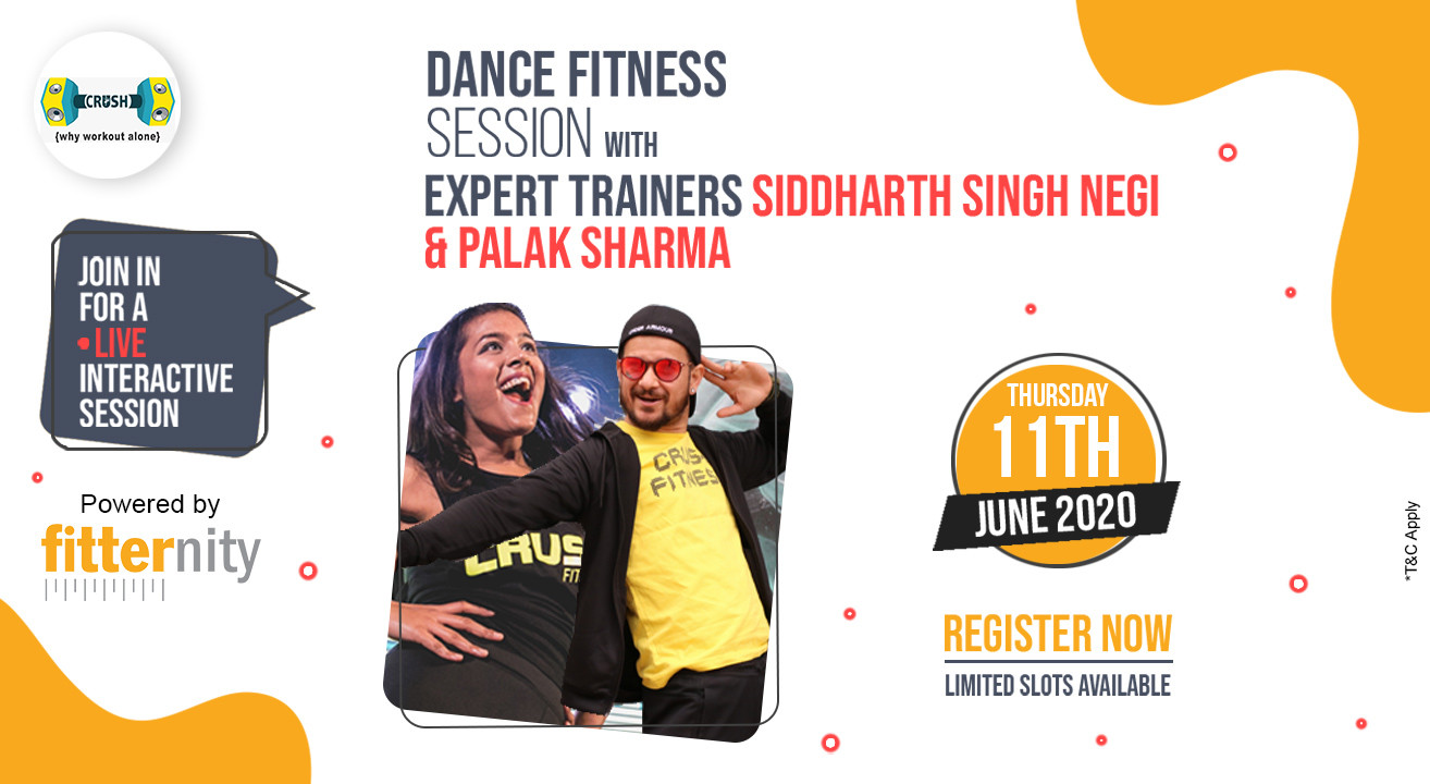 Dance Fitness with Expert Trainers Siddharth Singh Negi & Palak Sharma Powered by Fitternity