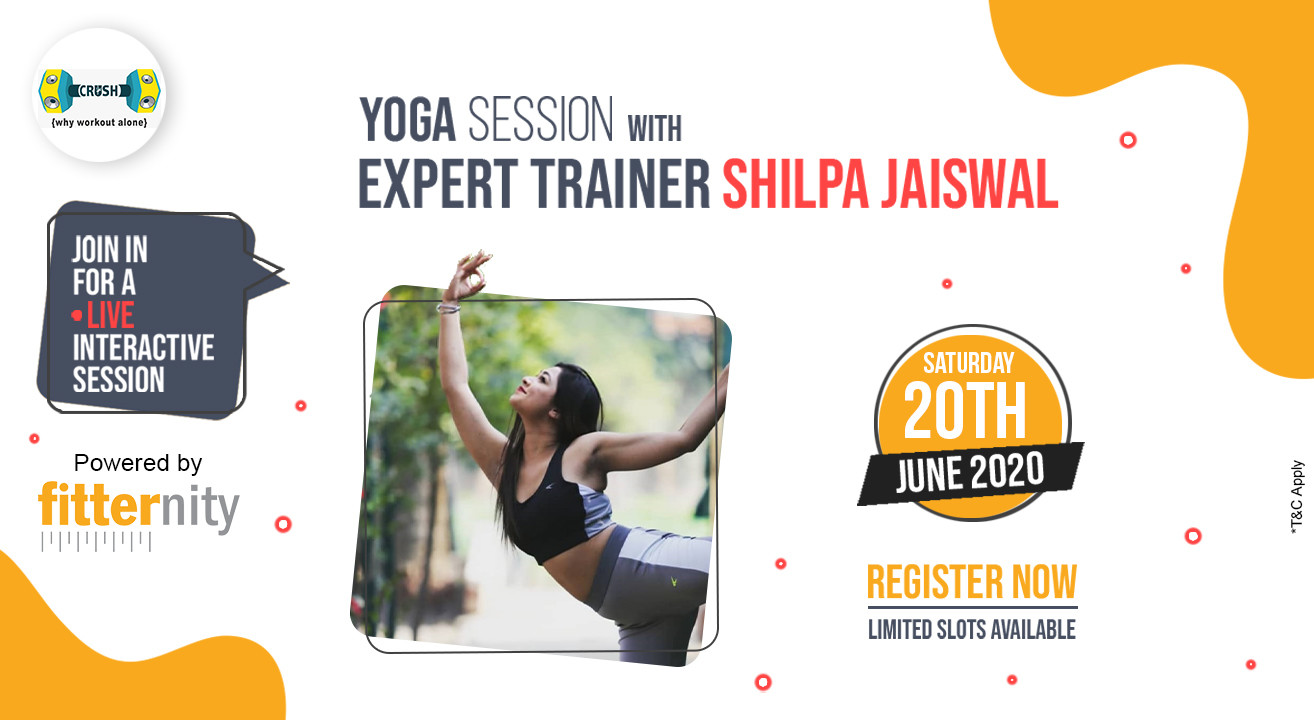 Yoga with Expert Trainer Shilpa Jaiswal Powered by Fitternity