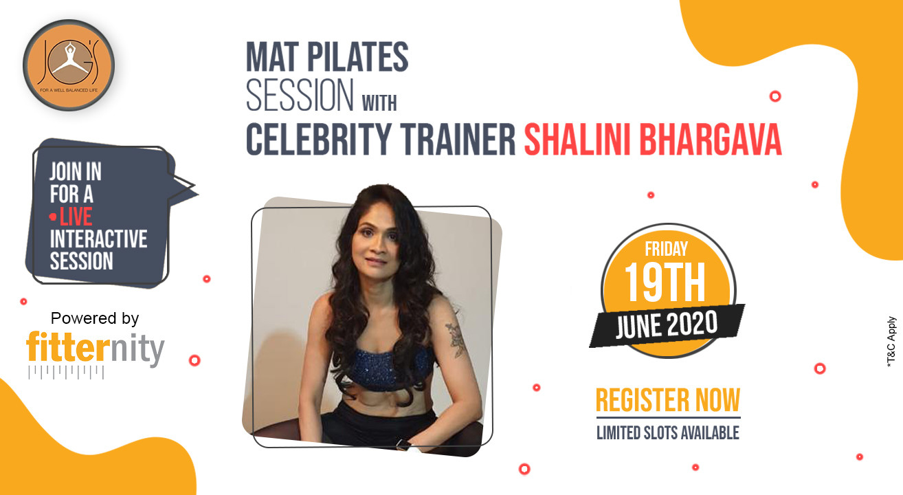 Mat Pilates with Celebrity Trainer Shalini Bhargava Powered by Fitternity