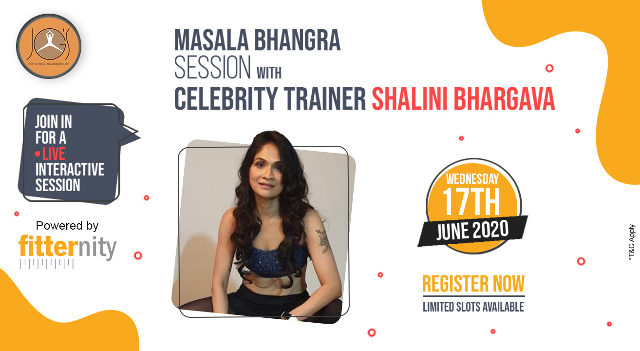 Masala Bhangra with Celebrity Trainer Shalini Bhargava Powered by Fitternity