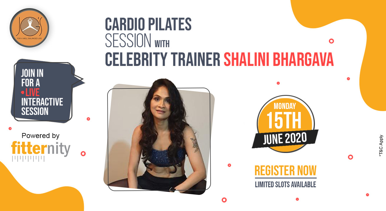 Cardio Pilates with Celebrity Trainer Shalini Bhargava Powered by Fitternity