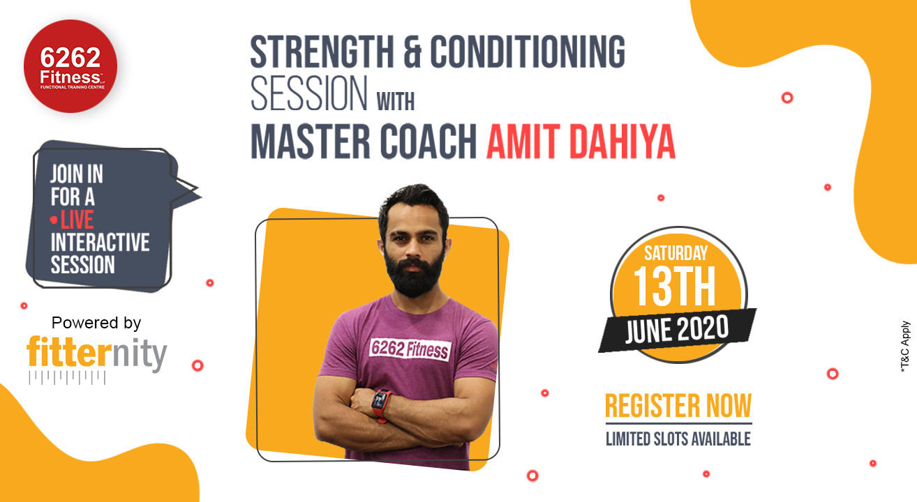 Strength & Conditioning with Master Coach Amit Dahiya Powered by Fitternity