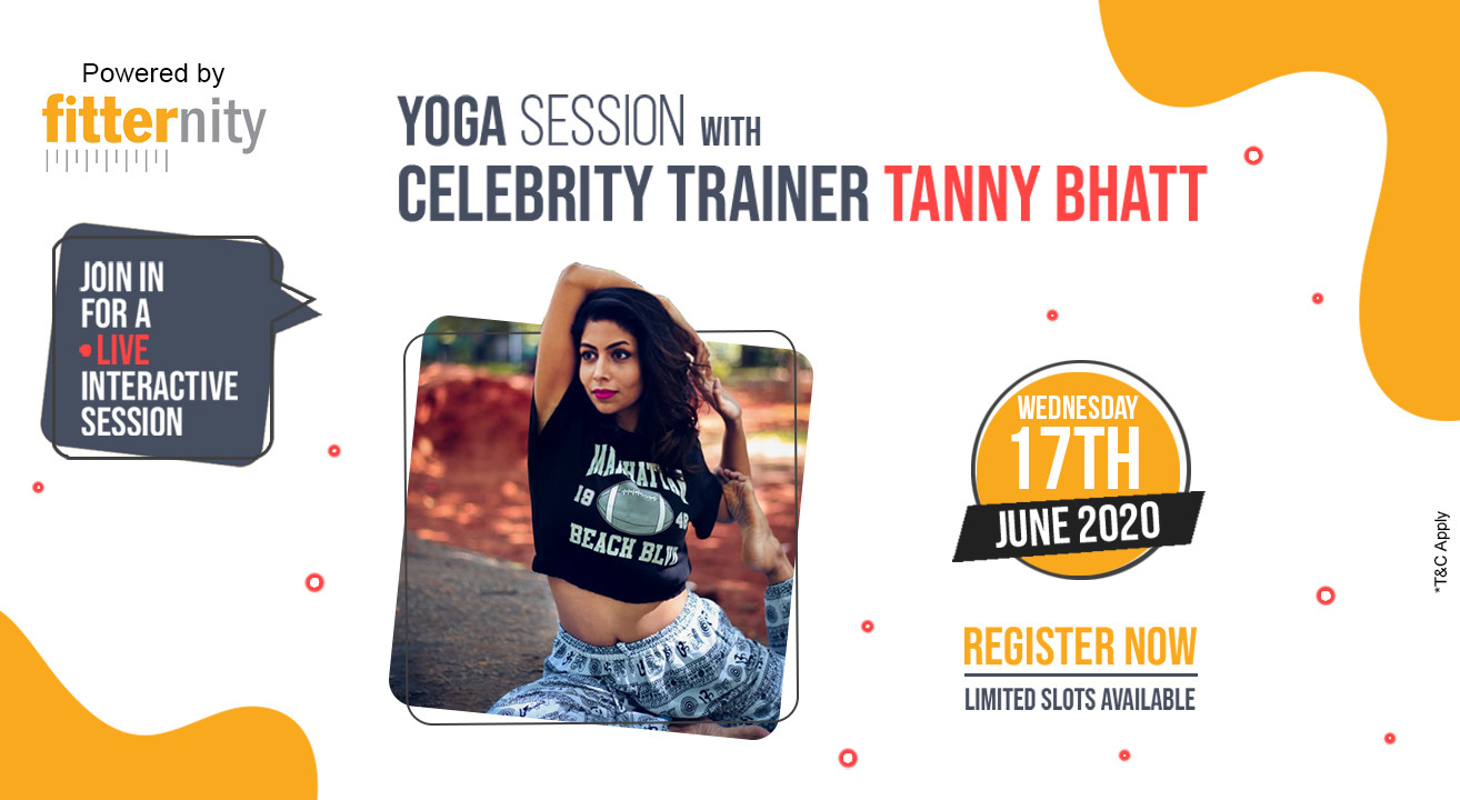 Yoga with Certified Trainer Tanny Bhatt Powered by Fitternity